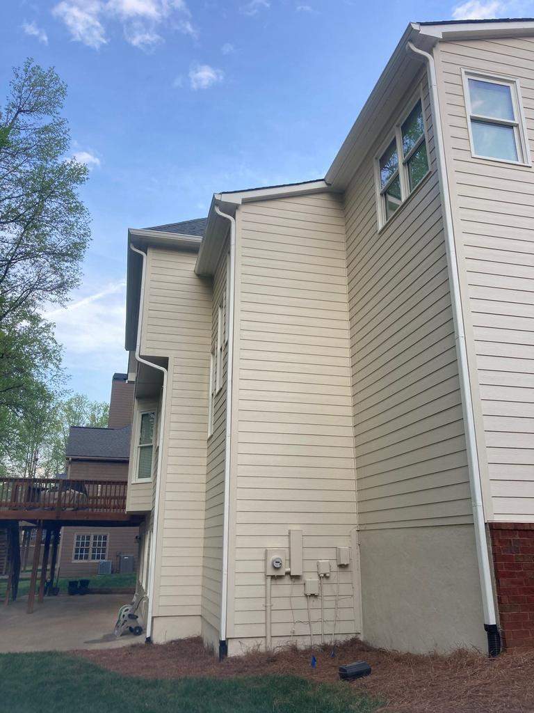 James Hardie Siding Replacement, Rotten Wood Replacement, Exterior Painting, and Front Porch Column Replacement by Nelson Exteriors 