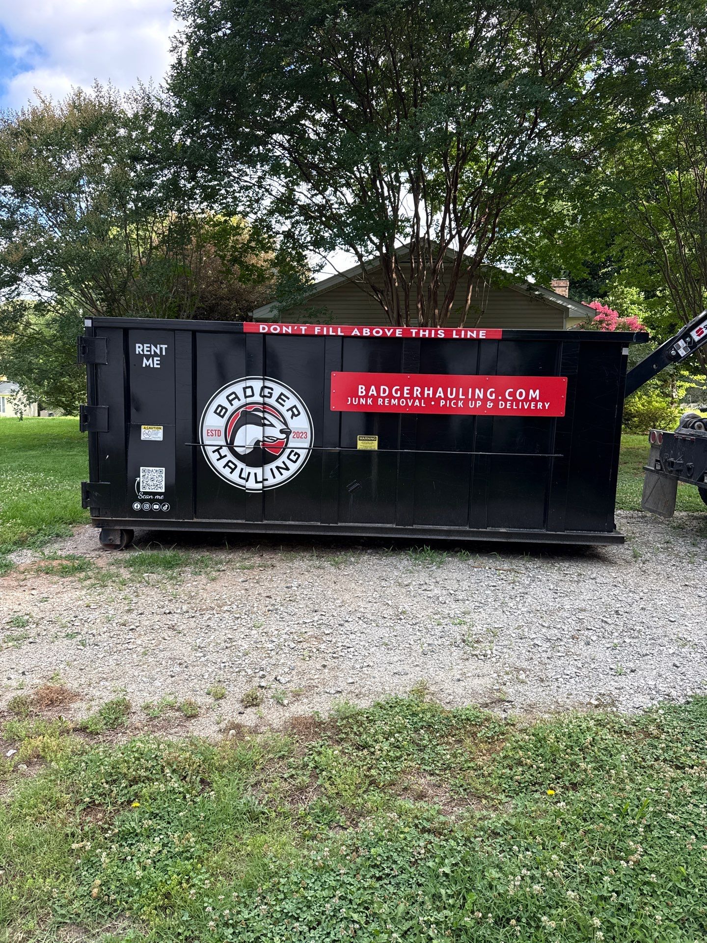 Dumpster Rental in Mint Hill by Badger Hauling