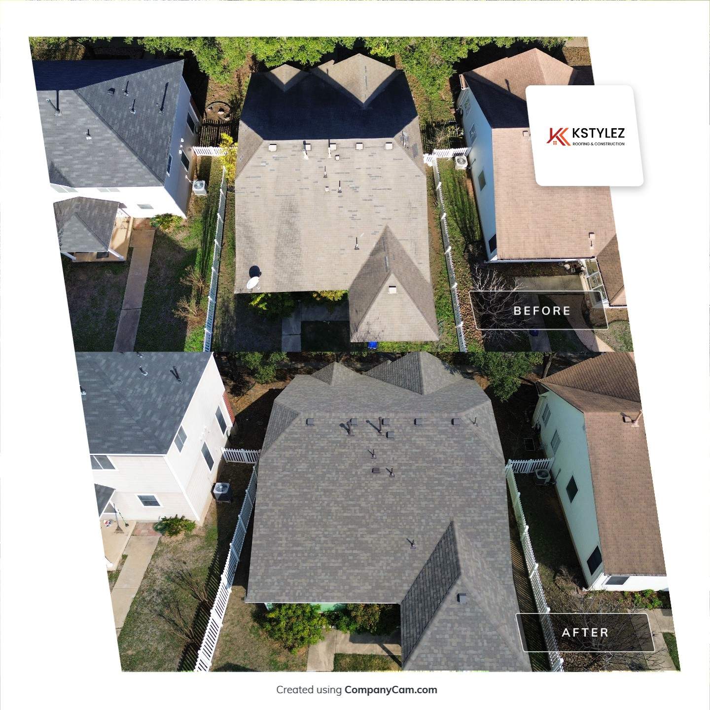 Roof Replacement & Exterior Painting Project in Kyle, TX by Kstylez Roofing & Construction