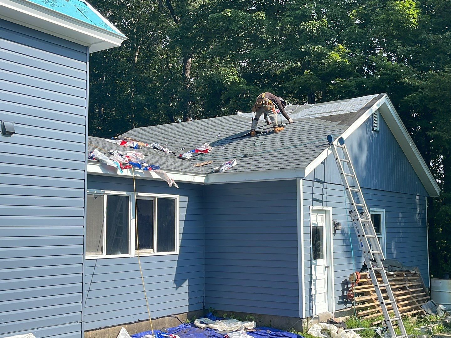 Residential Roofing Installation using GAF Timberline HDZ by Sensible Home Solutions