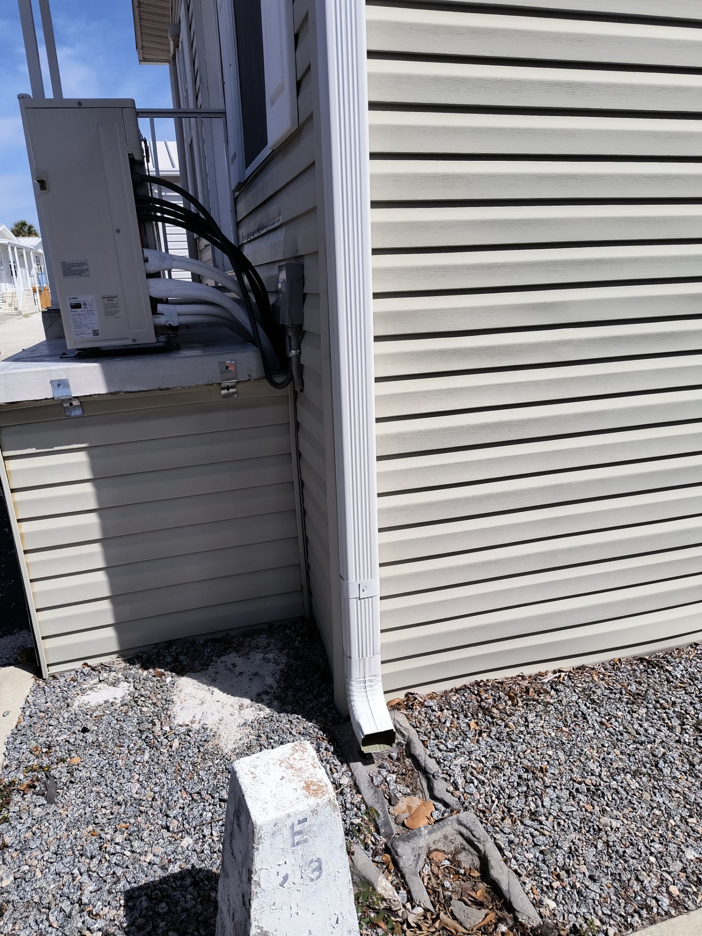 White K-Style Gutters for Beach Homes in Longboat Key FL by Gutter Professors