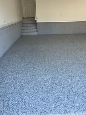 Garage Floor Coating using Tidal Wave