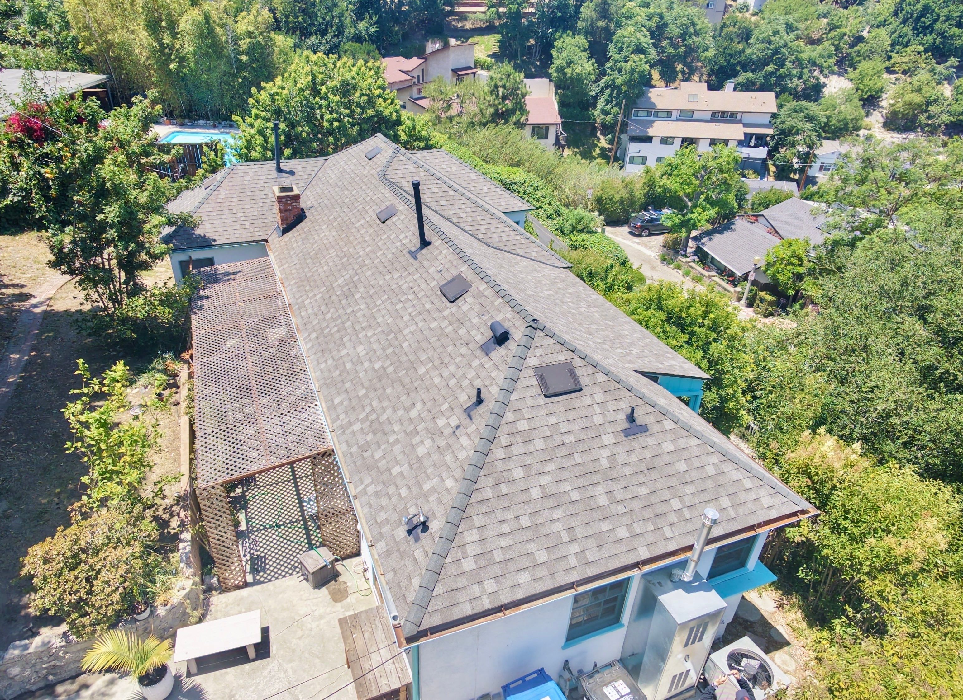 Residential Reroofing and New Sheathing Installation in Sherman Oaks, CA by Hull Brothers Roofing