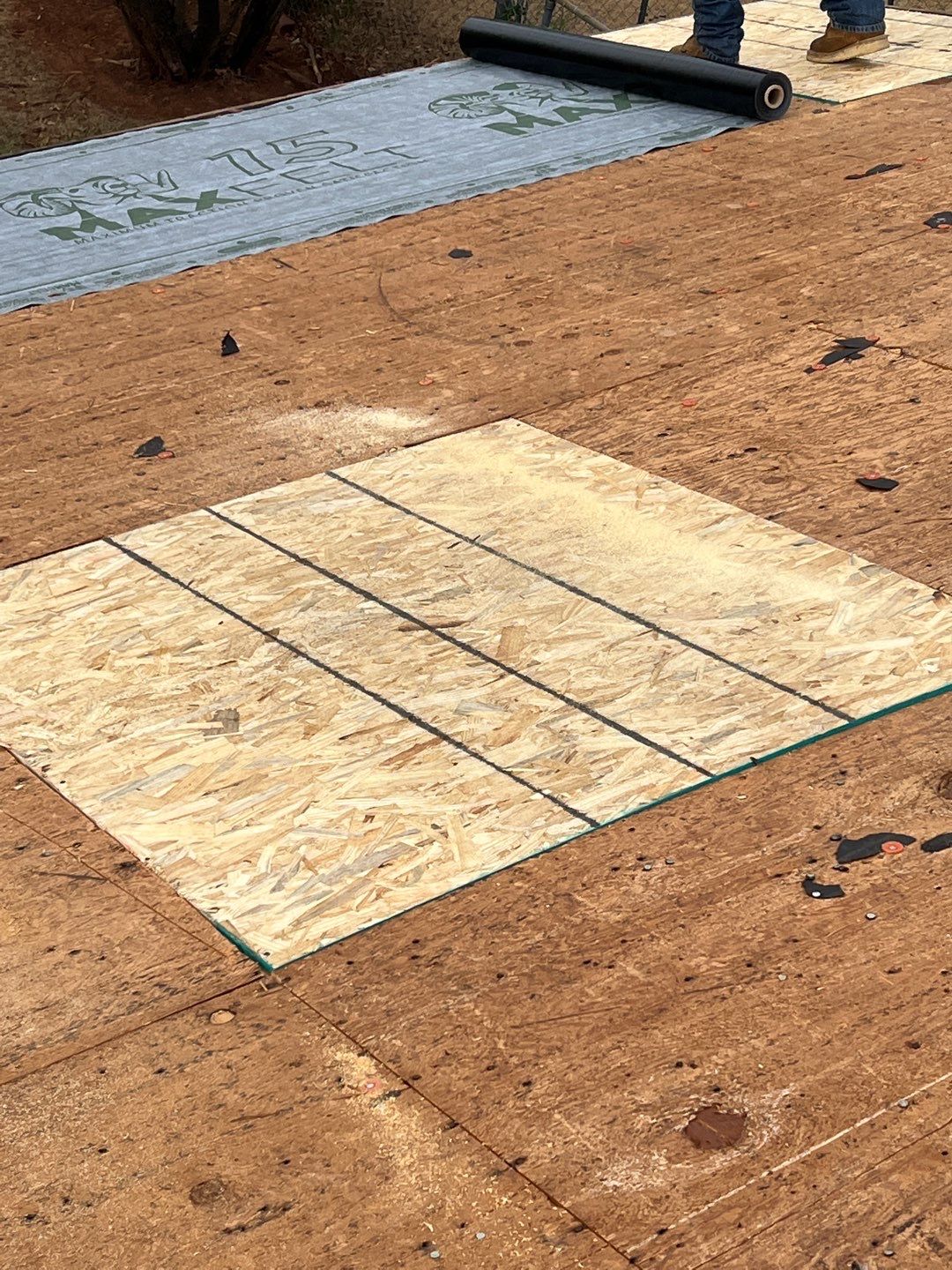 Residential Roofing Installation using GAF Natural Shadow  by A & H Roofing and Contracting