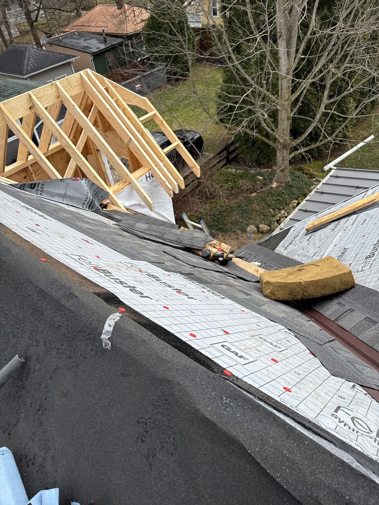 Residential Roofing Repair using Certainteed Landmark Asphalt Shingles by 3 Daughters Construction 