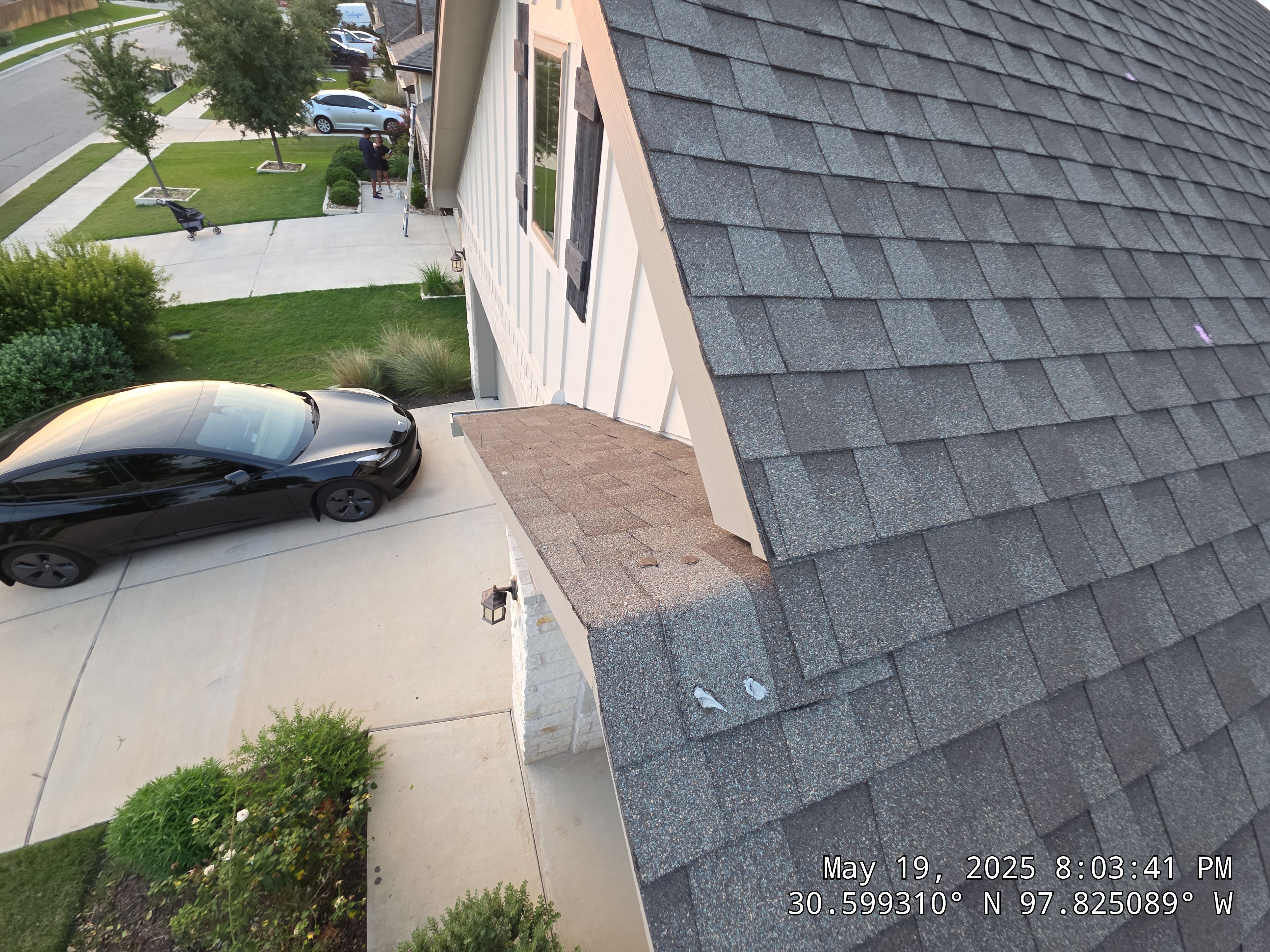 Hail Damage Roof Replacement and Sheathing Repair in Leander by Caliber Restoration LLC