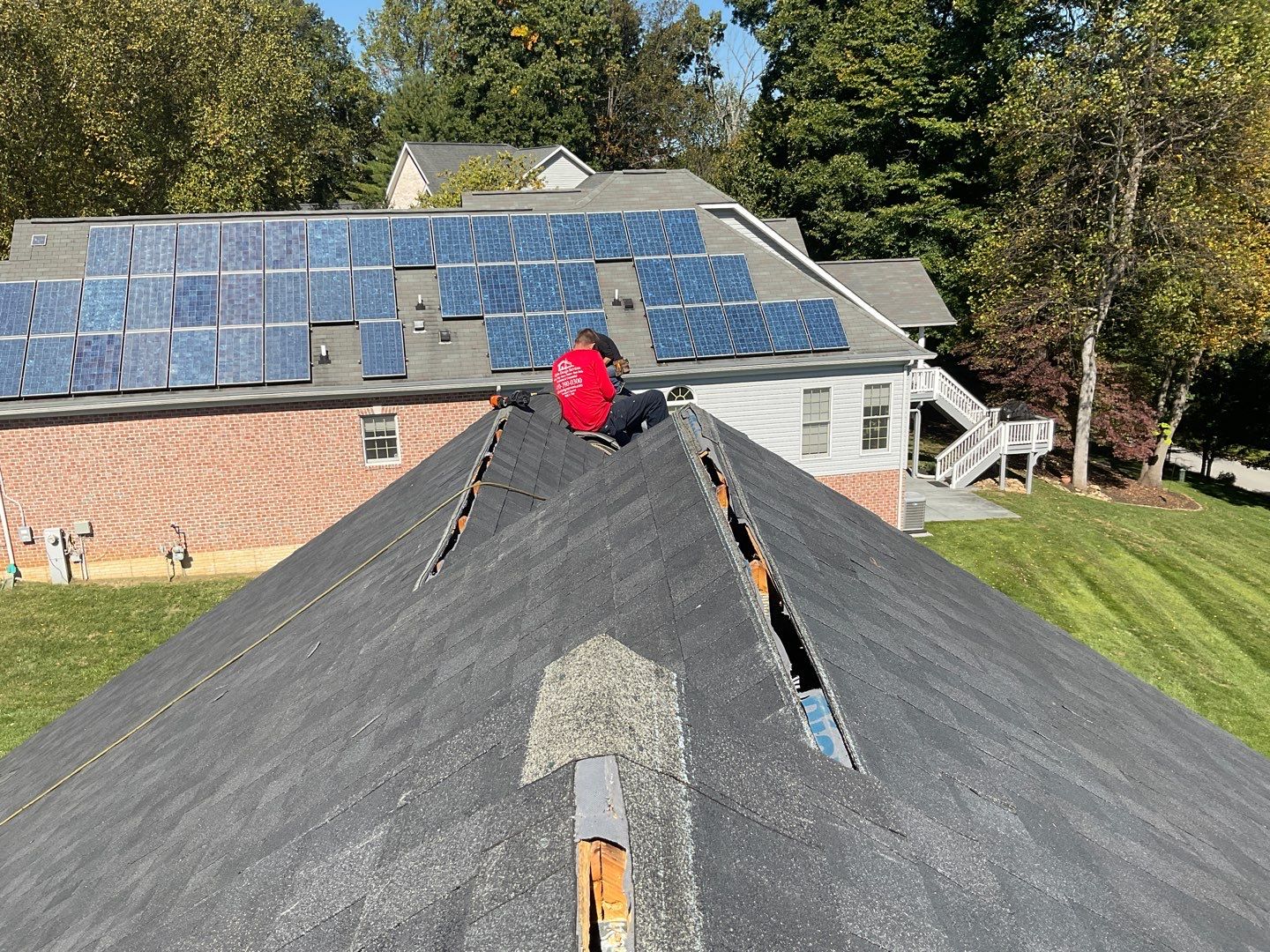 Residential Roofing Installation by Alpha Design Services