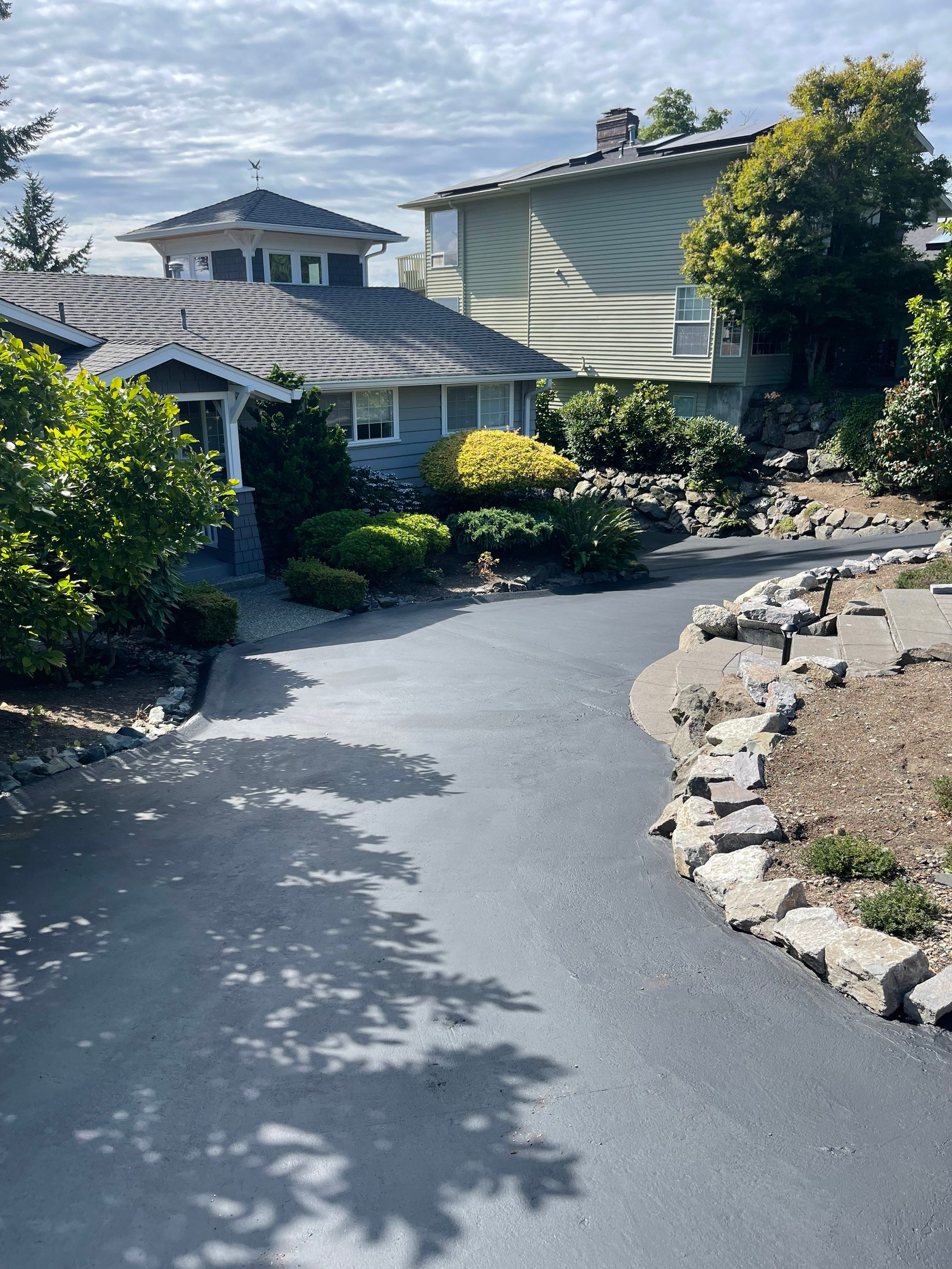 Sealcoat & Crack Fill Driveway Repair | Mukilteo  by Jireh Asphalt & Concrete Inc 