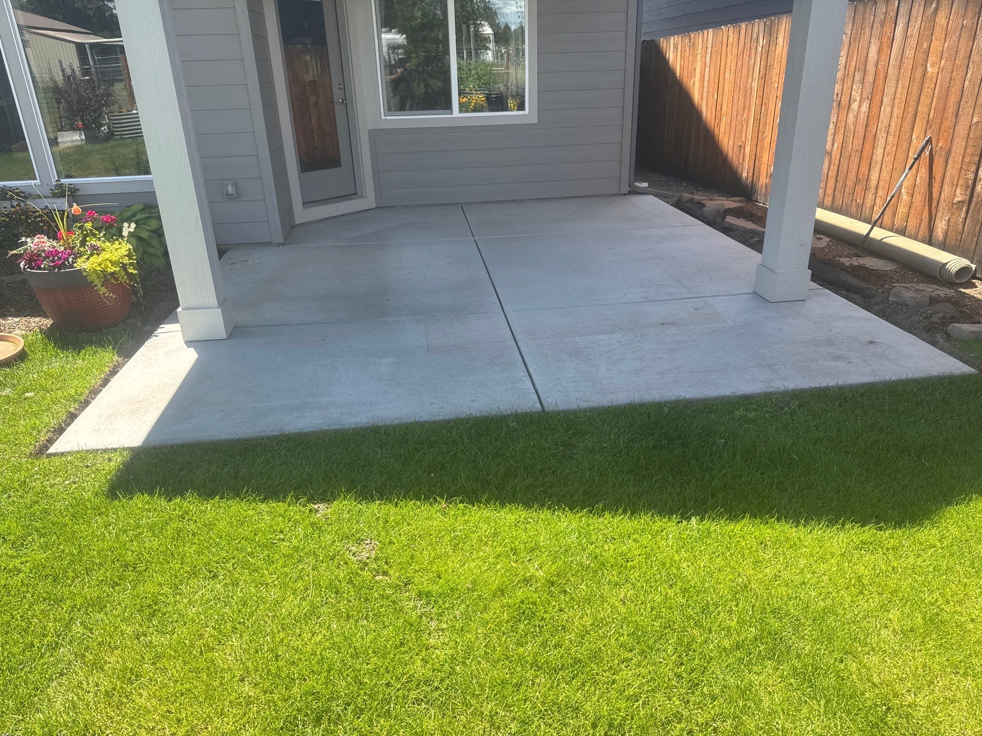 Mt. Everest Flake Patio Transformation in Spokane Valley by Croc Coatings, LLC