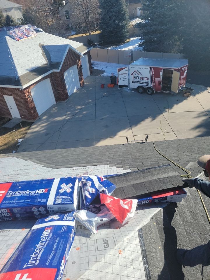 Residential Roofing Installation using GAF Timberline HDZ - Lifetime Shingle by The Roof Doctor