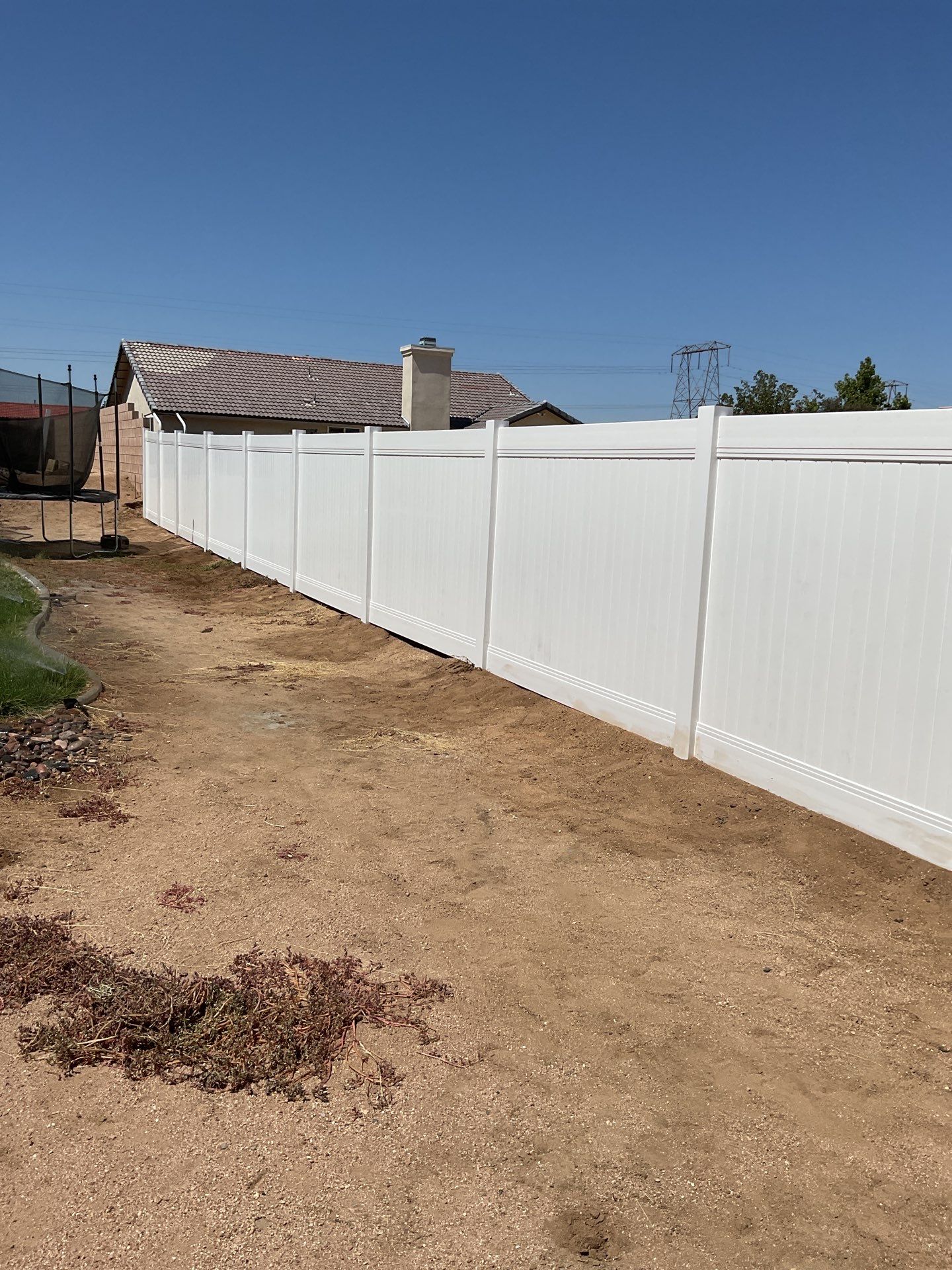 Fence Installation using Vinyl by Fence Guys Inc.
