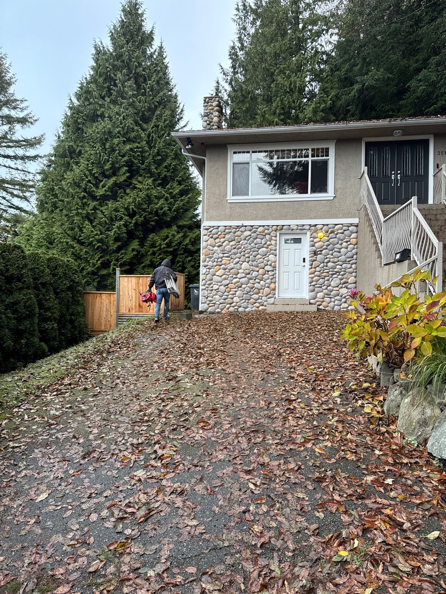 Leaf removal by YVR Construction Group