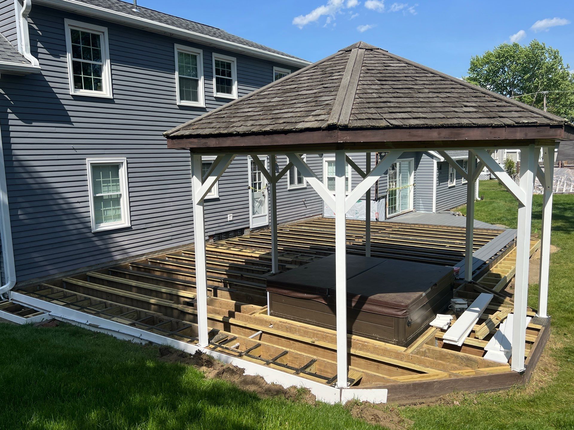 Deck Repair using Trex Select Decking by Chagnon Building & Remodeling LLC