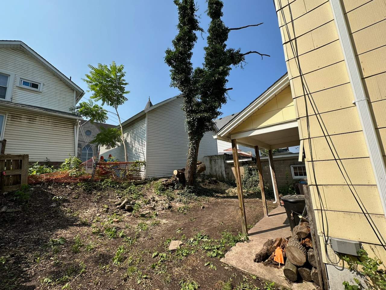 Tree Removal using Spider Lift: Hard Access by Treeman Tom LLC