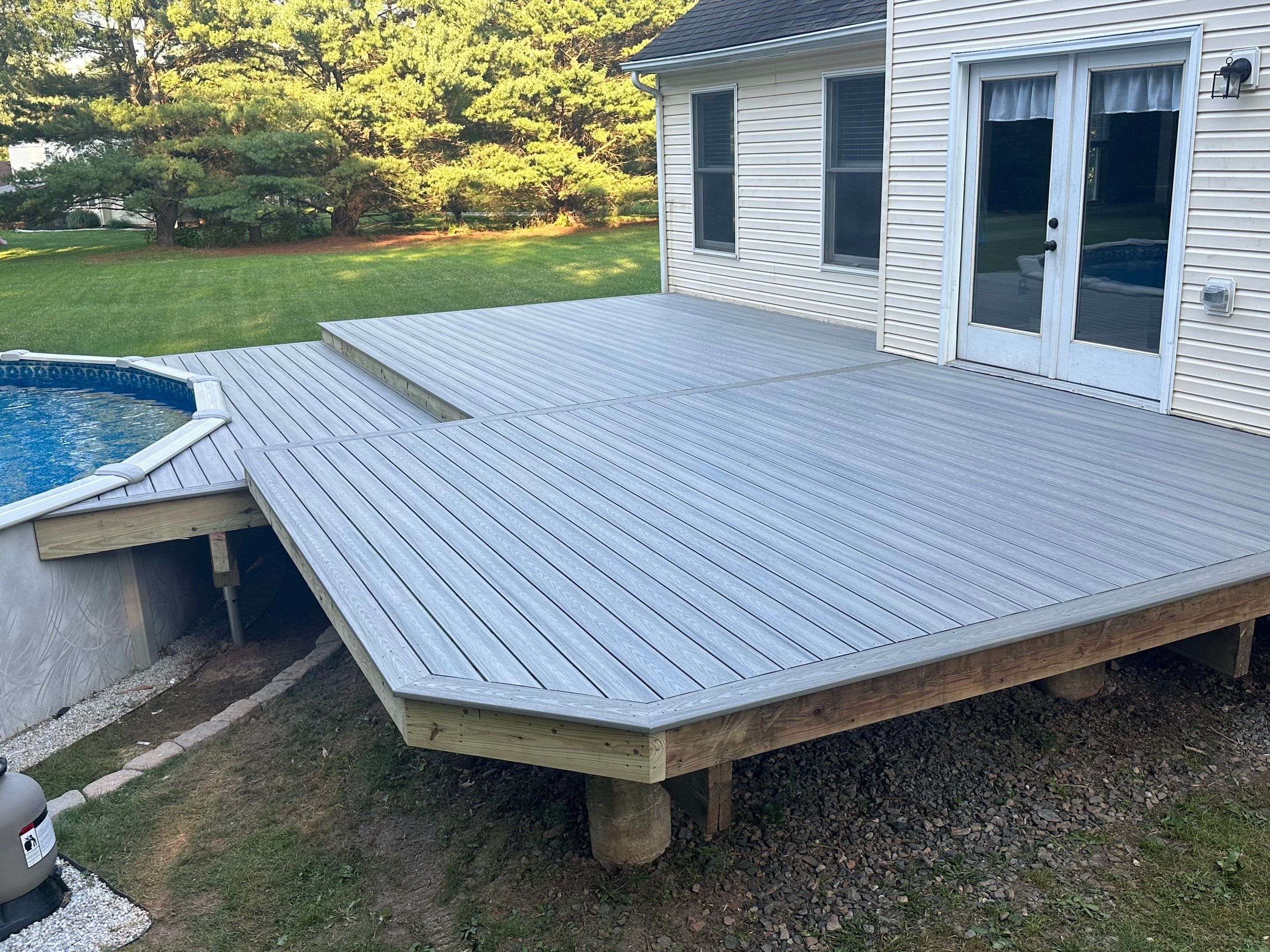 New Pool Deck IN Flemington by deck guardian
