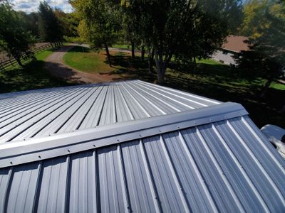 Exposed Fastener Metal Roof using exposed fastener
