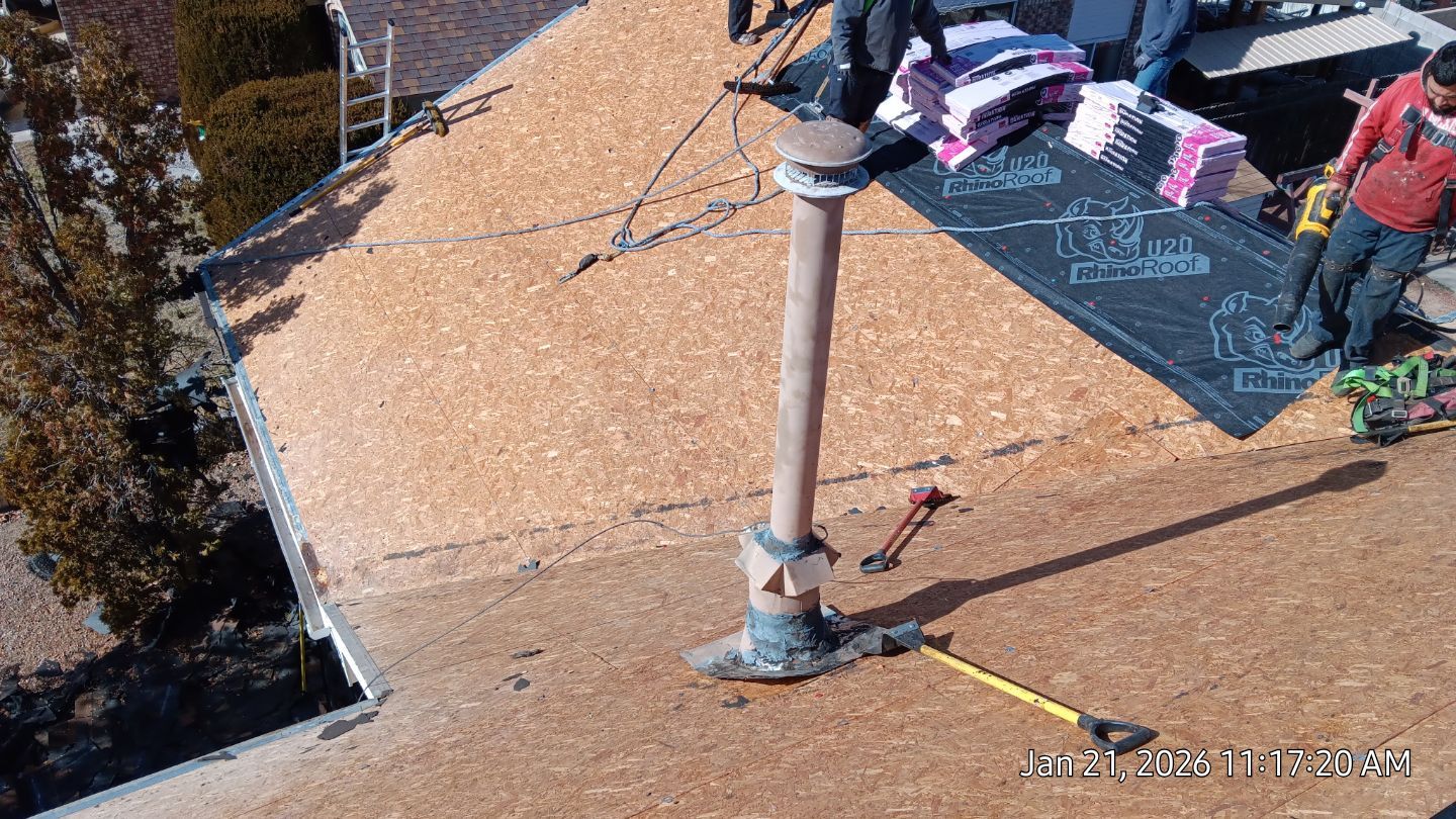 Northwest Albuquerque Residential Shingle Replacement and Gutter Repair by Doyle Roof Masters Inc