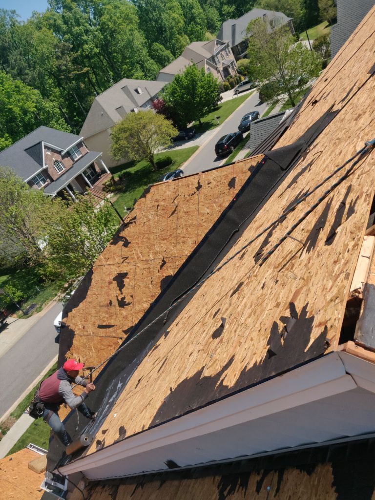 Residential Roofing Installation using Roof Installation by American Roofing NC