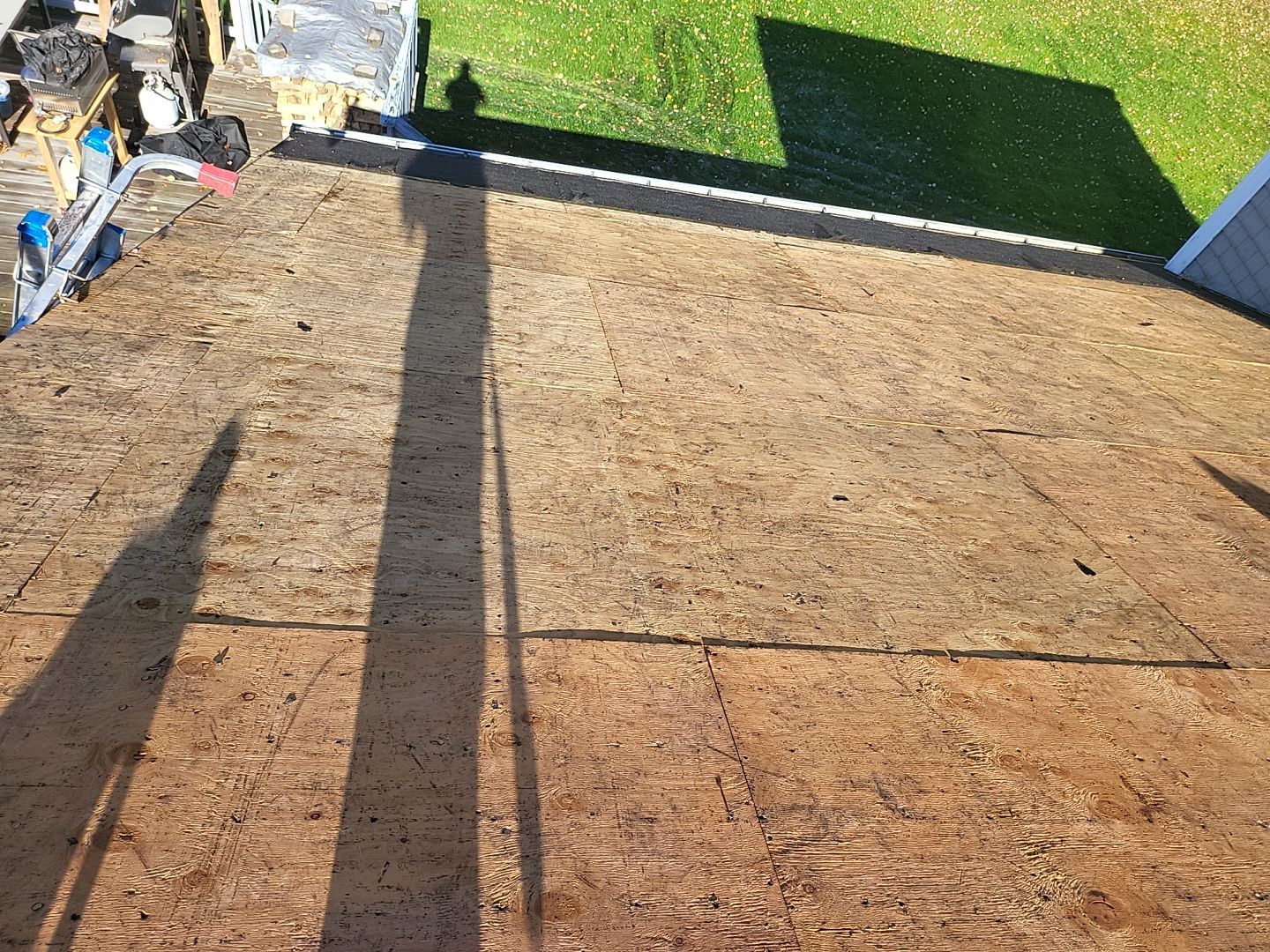 Residential Roofing Installation using Owens Corning TruDefinition Estate Gray by A Plus Exterior