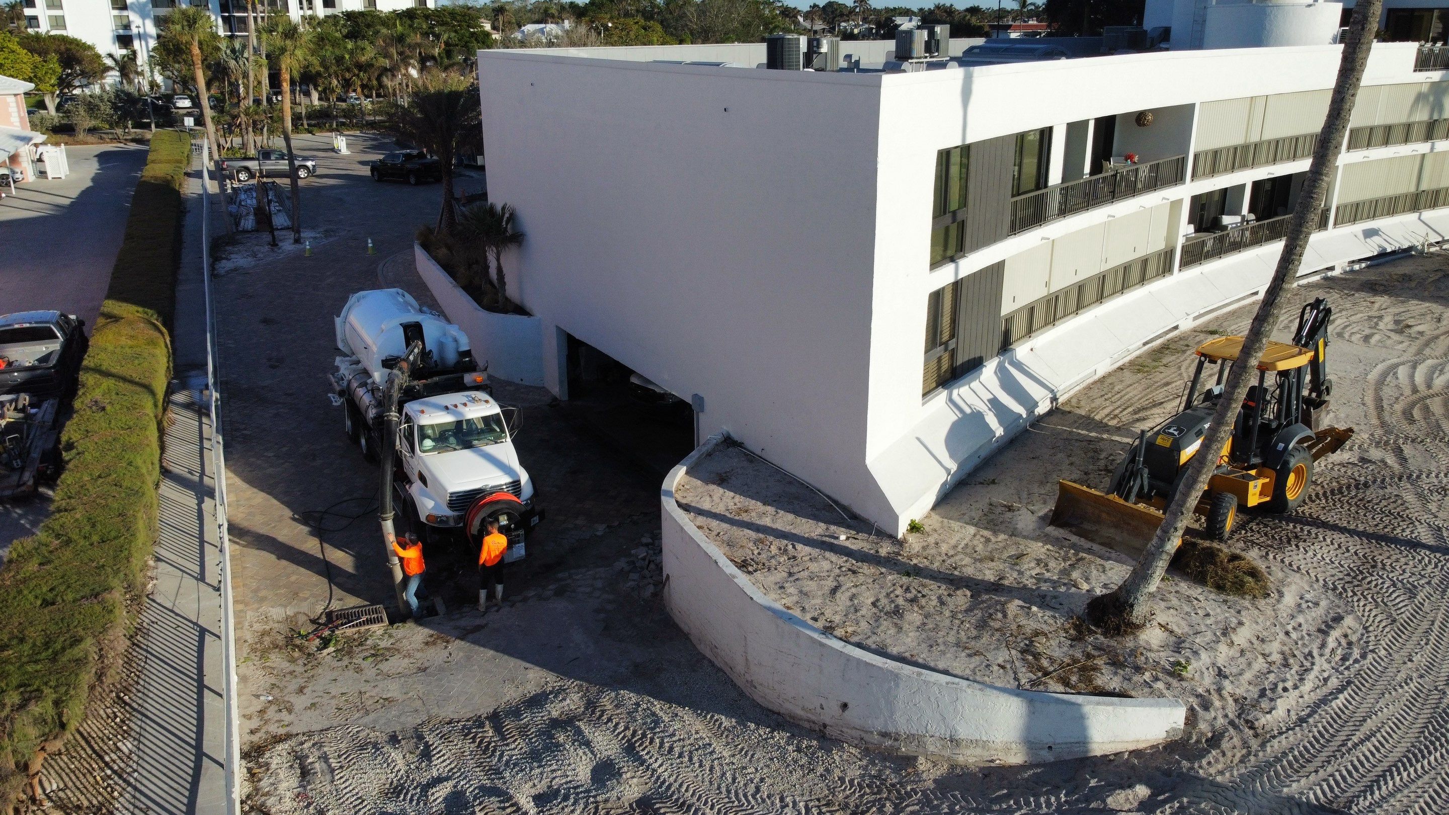 Naples Condo Complex Stormwater System Maintenance and Hurricane Cleanup by Don Mar, Inc. Storm Water Solutions
