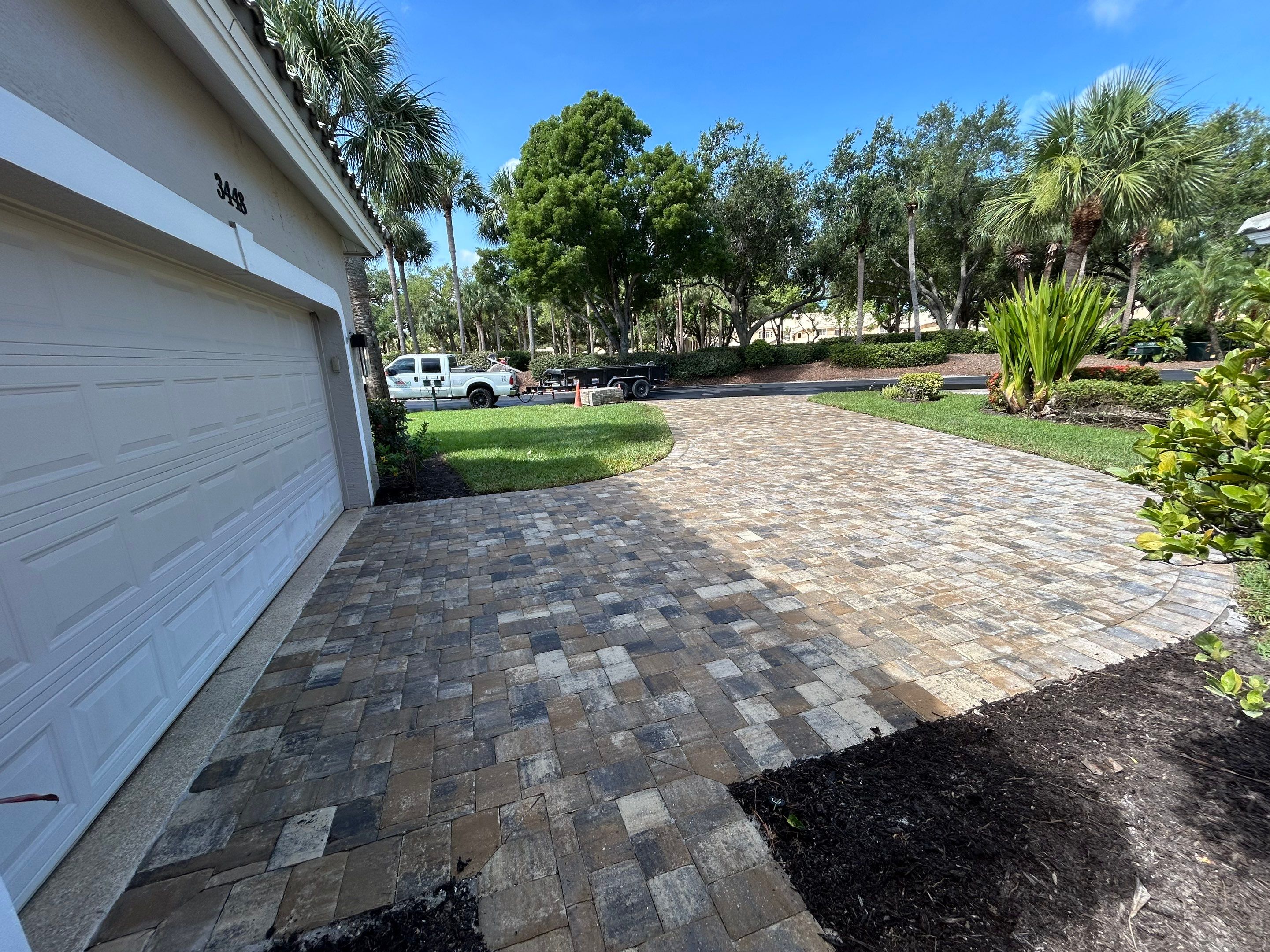 Concrete Driveway Replacement/Lake Crest Pelican landing by Old Town Pavers Llc