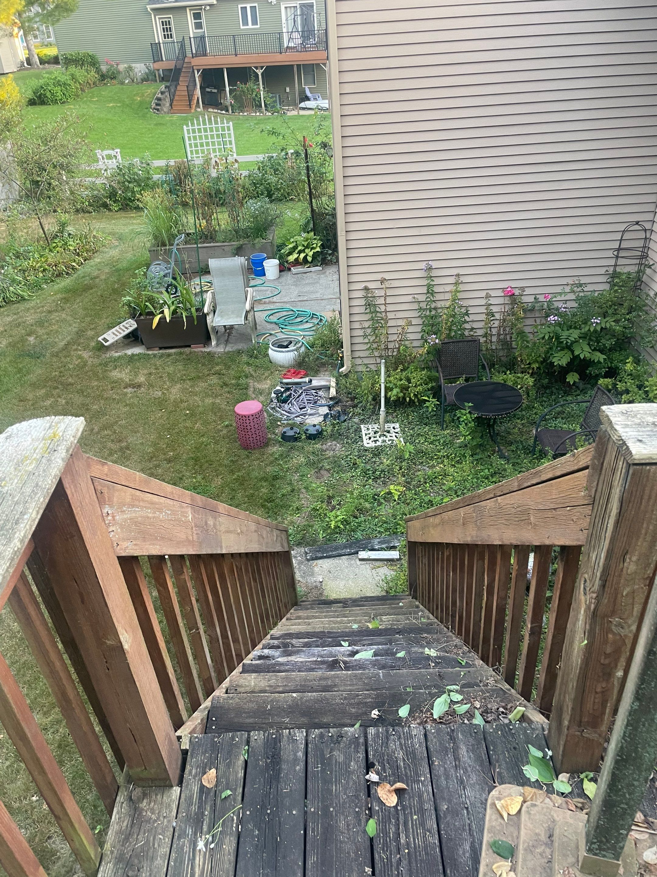 Deck Installation using TIMBERTECH DECKING by Avalon Roofing and Exteriors