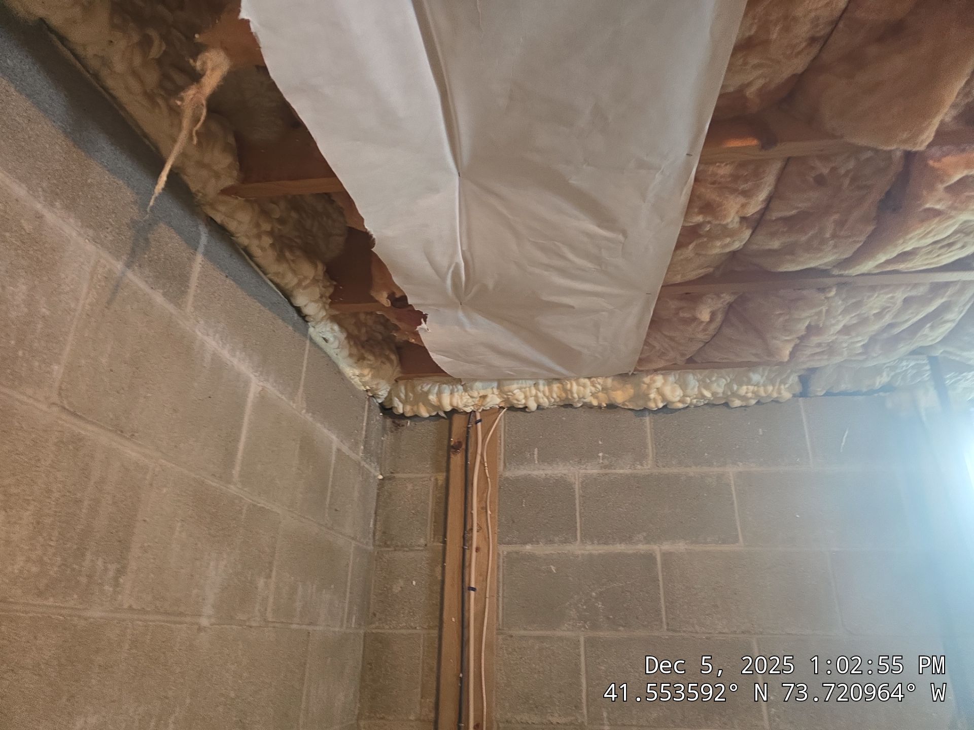 Attic Insulation using open cell spray foam by NYS Foam & Energy