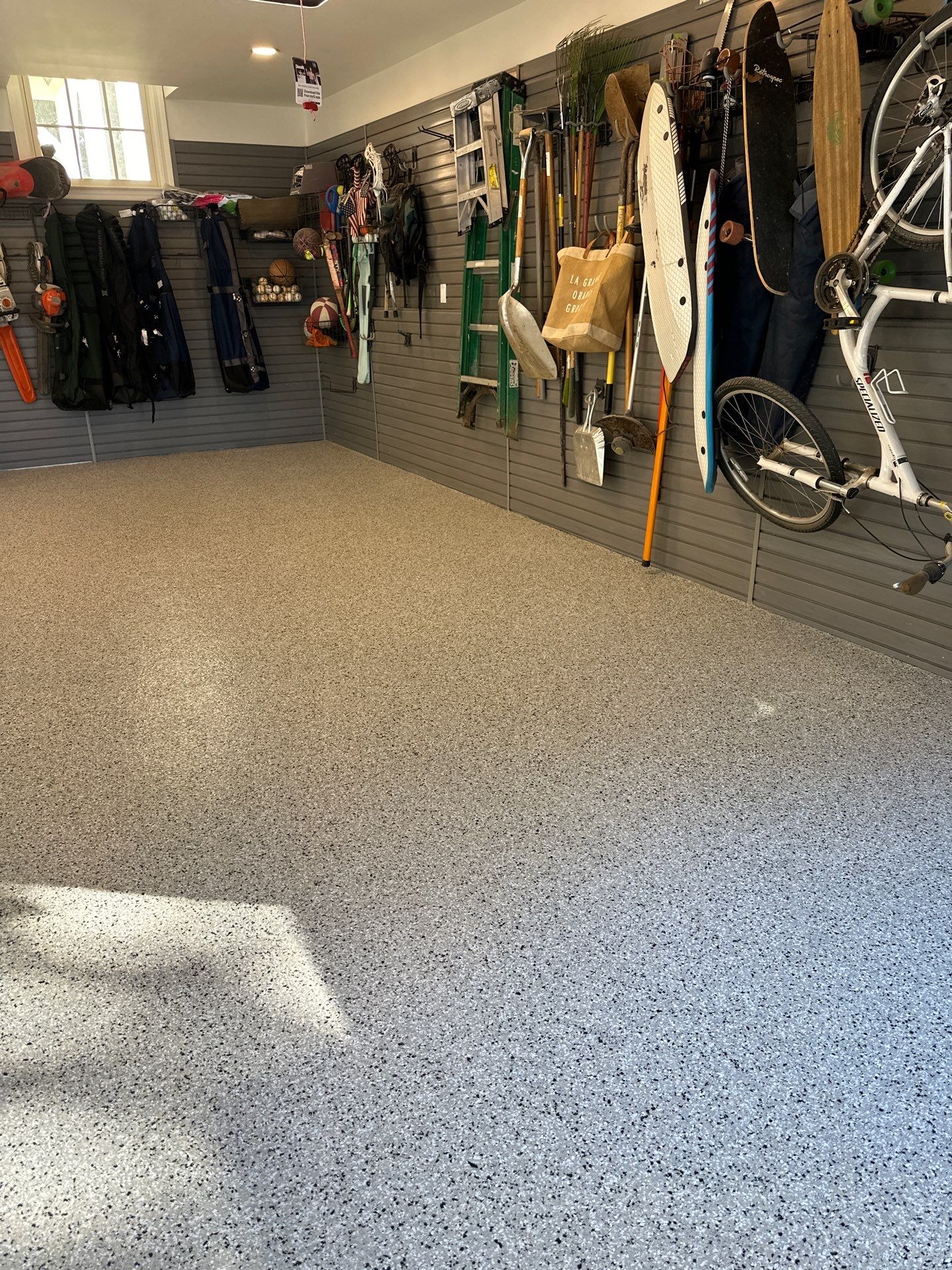 Garage Floor Coating using Cabin Fever by My Garage Floor Guys