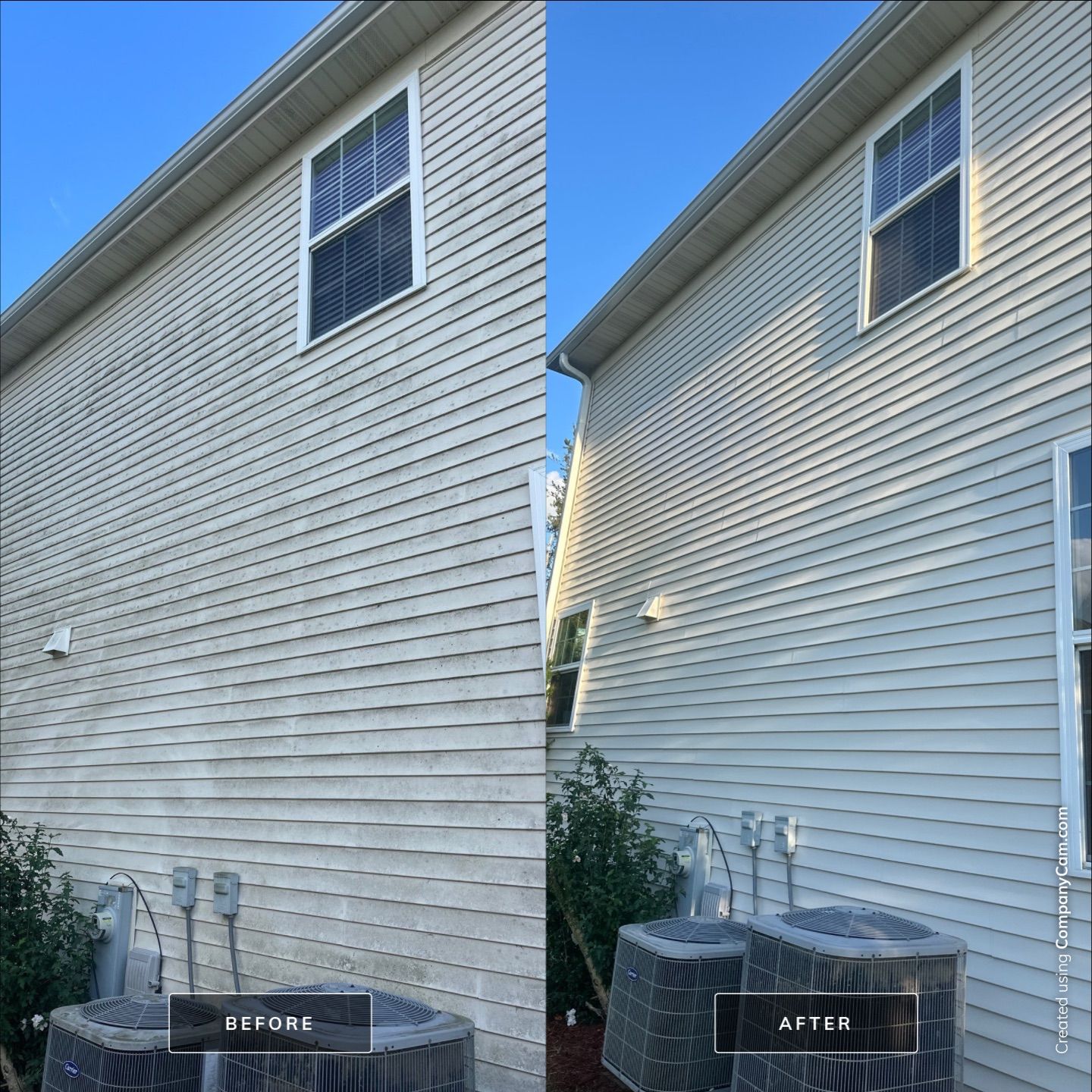 Project in Island Lake by Simmons Power & Soft Washing