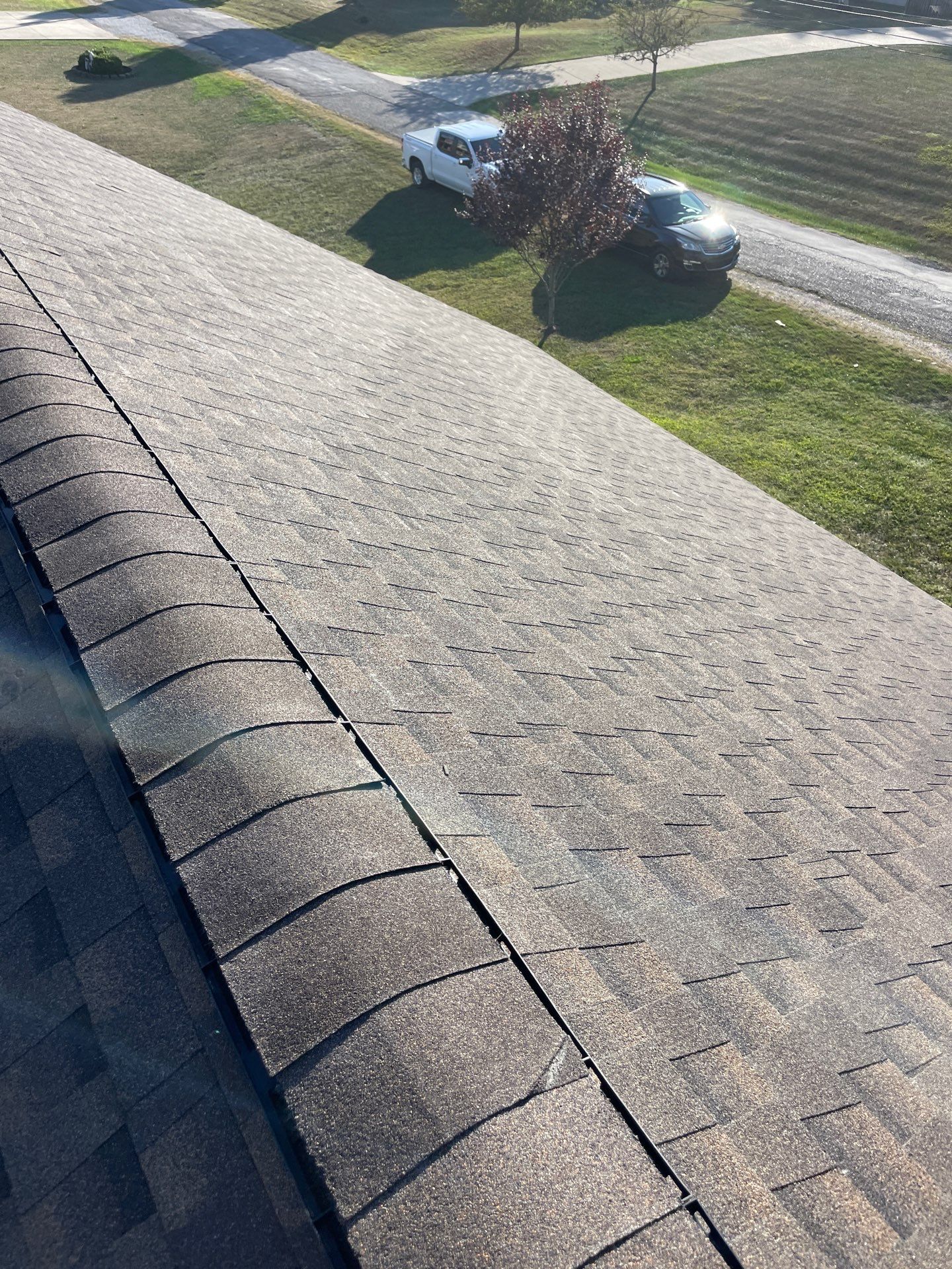 Residential Roofing Installation using GAF Timberline HDZ Barkwood by Rainstoppers Roofing