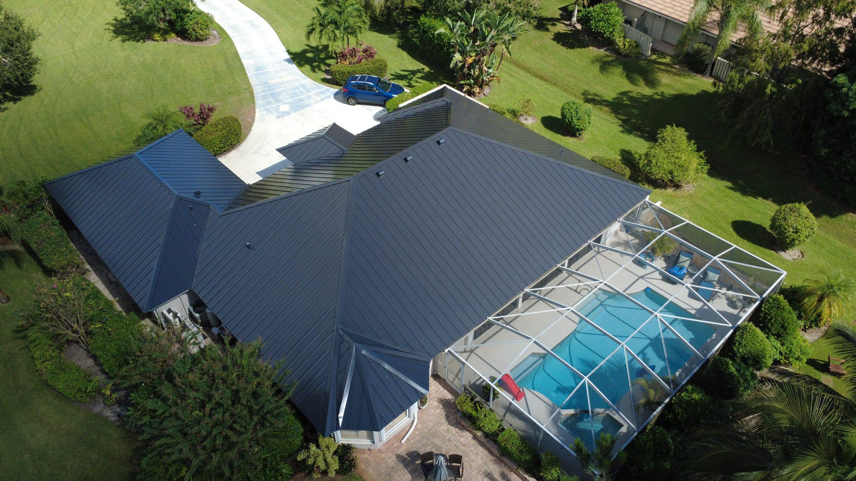 Kynar (Color Coated) Standing Seam Metal Roof Replacement by Sailfish Roofing