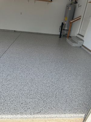 Garage Floor Coating using Coyote
