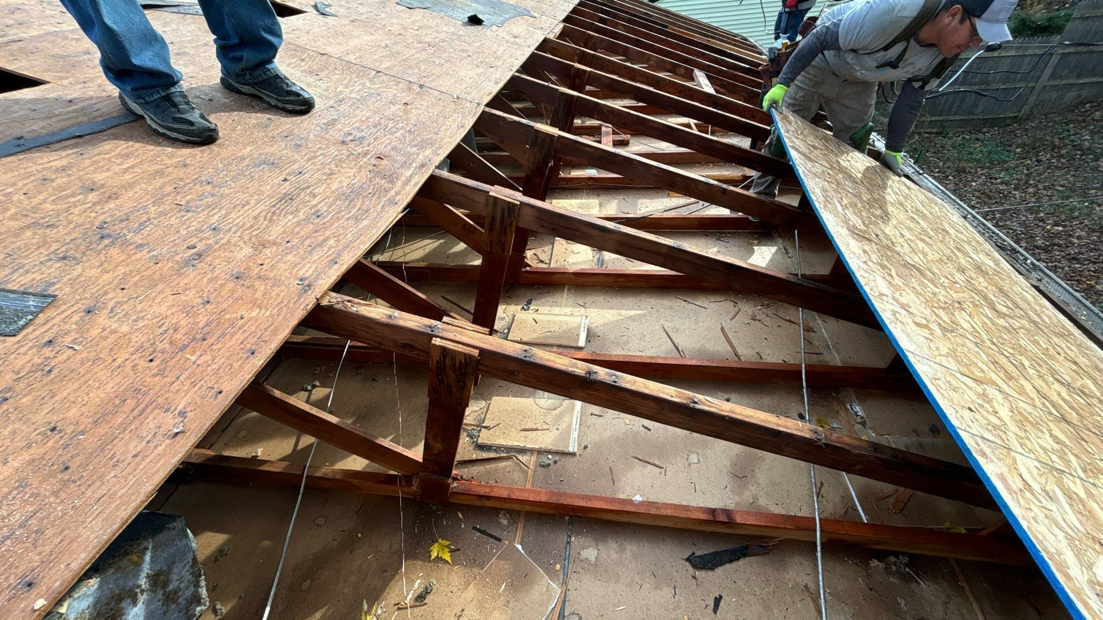 Roof Replacement using CertainTeed Landmark Driftwood by 180 Contractors