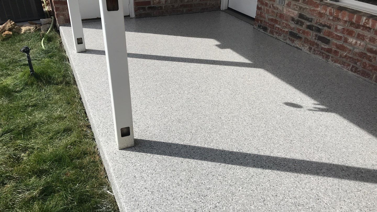 Patio using Shoreline by Select Painting, Coatings & Garage Cabinets