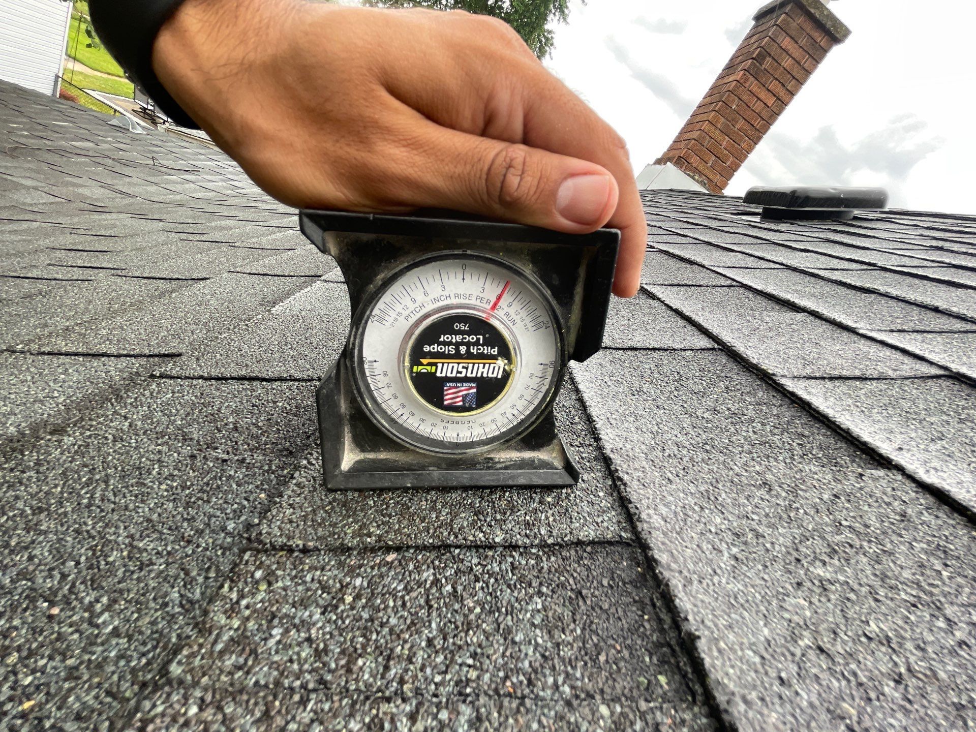 Roof replacement by hail damage using Cobblestone Gray by Just Brilliant Restoration JBR