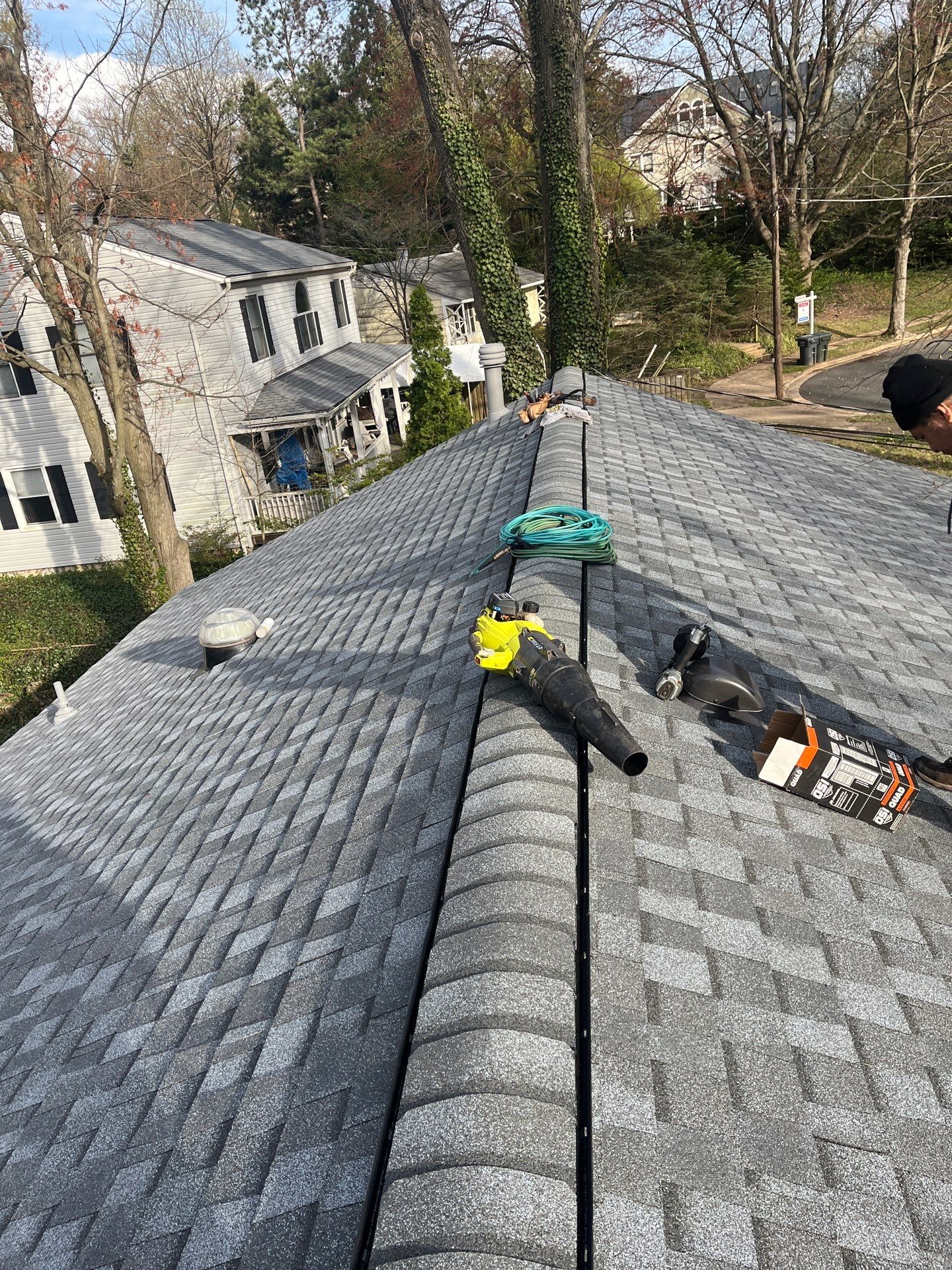 Falls Church Landmark Pro Roof in Max Def Pewter by RM Banning, Inc.