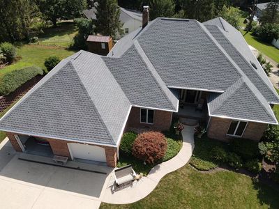 Residential Roofing Installation using GAF Timberline HDZ, Oyster Gray