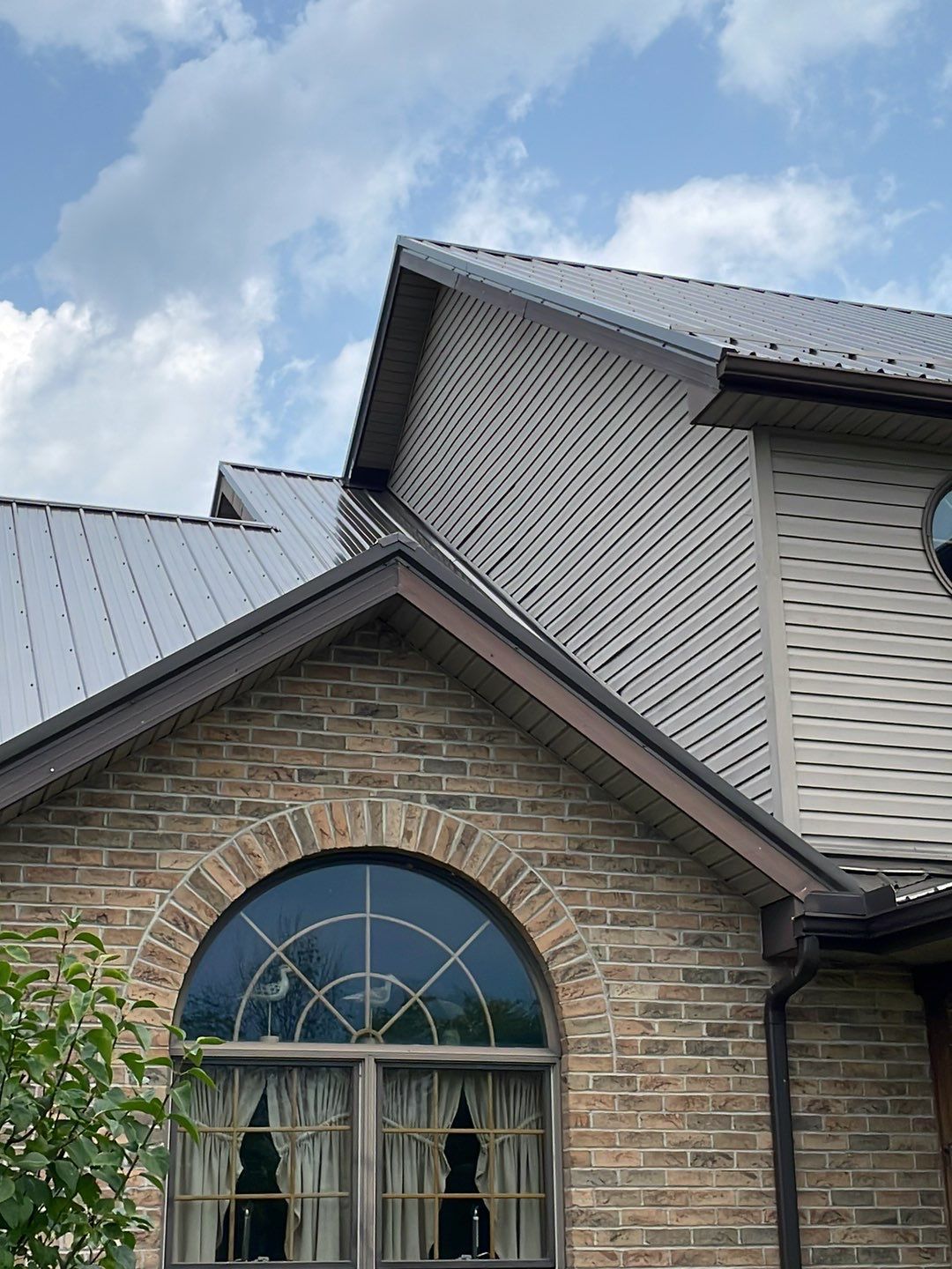Residential Roofing Installation using Performance Panel Metal - Burnished Slate by RoofX 