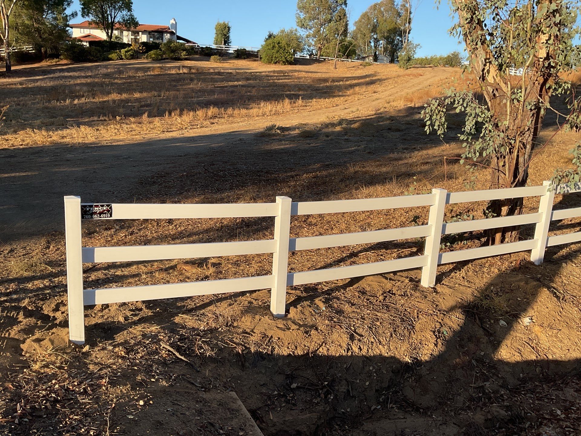 Fence Installation using Vinyl  by Fence Guys Inc. 