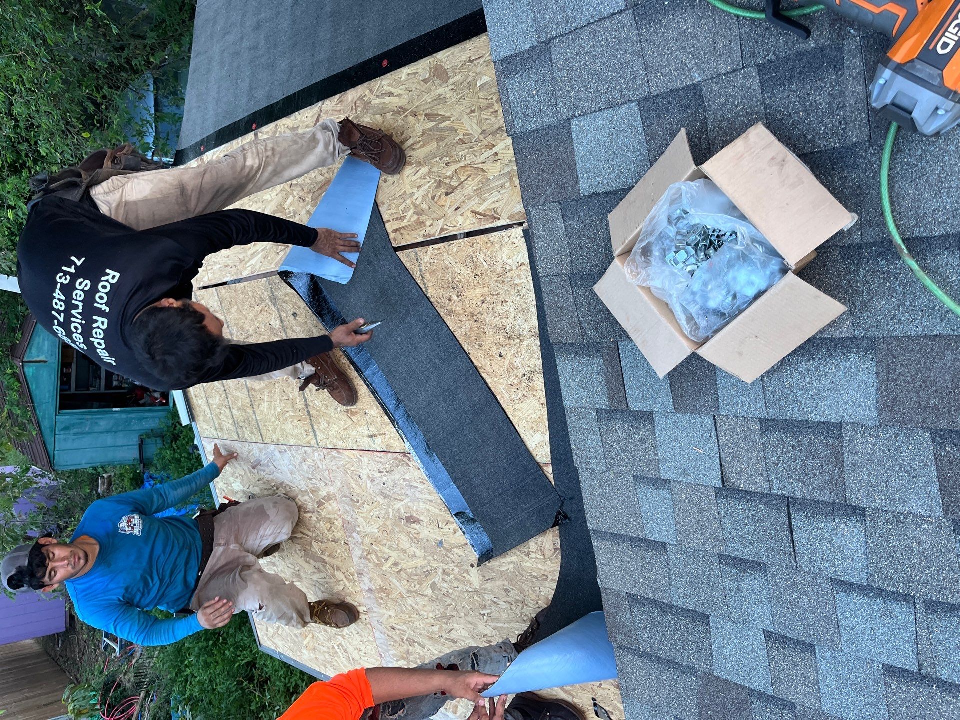 Residential Roofing Repair using Owen's Corning Duration (Lifetime) Shingles by Roof Repair Company