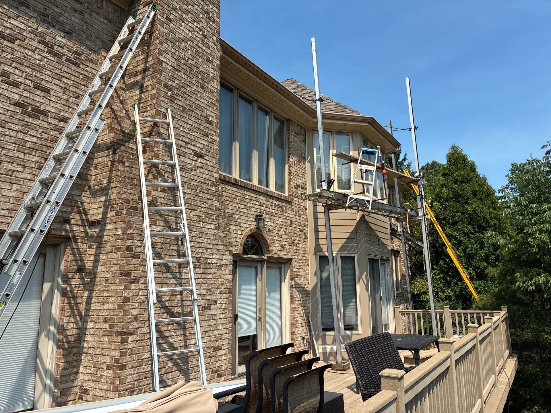Partial James Hardie Siding and Window Trim Renovation in Sewickley Heights by Ideal Siding Pittsburgh