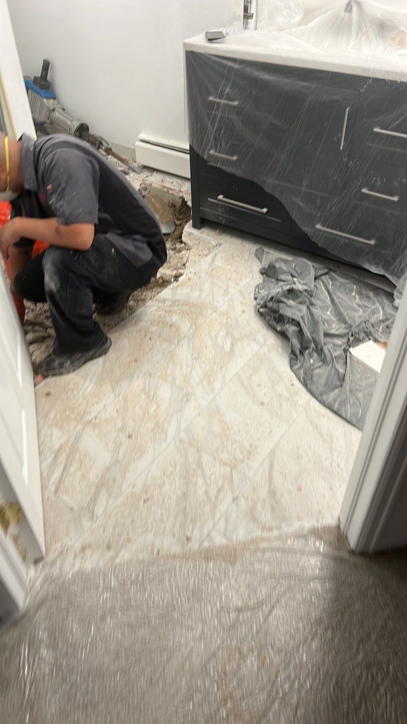 Toilet relocate by Plumbing Connect Systems LLC