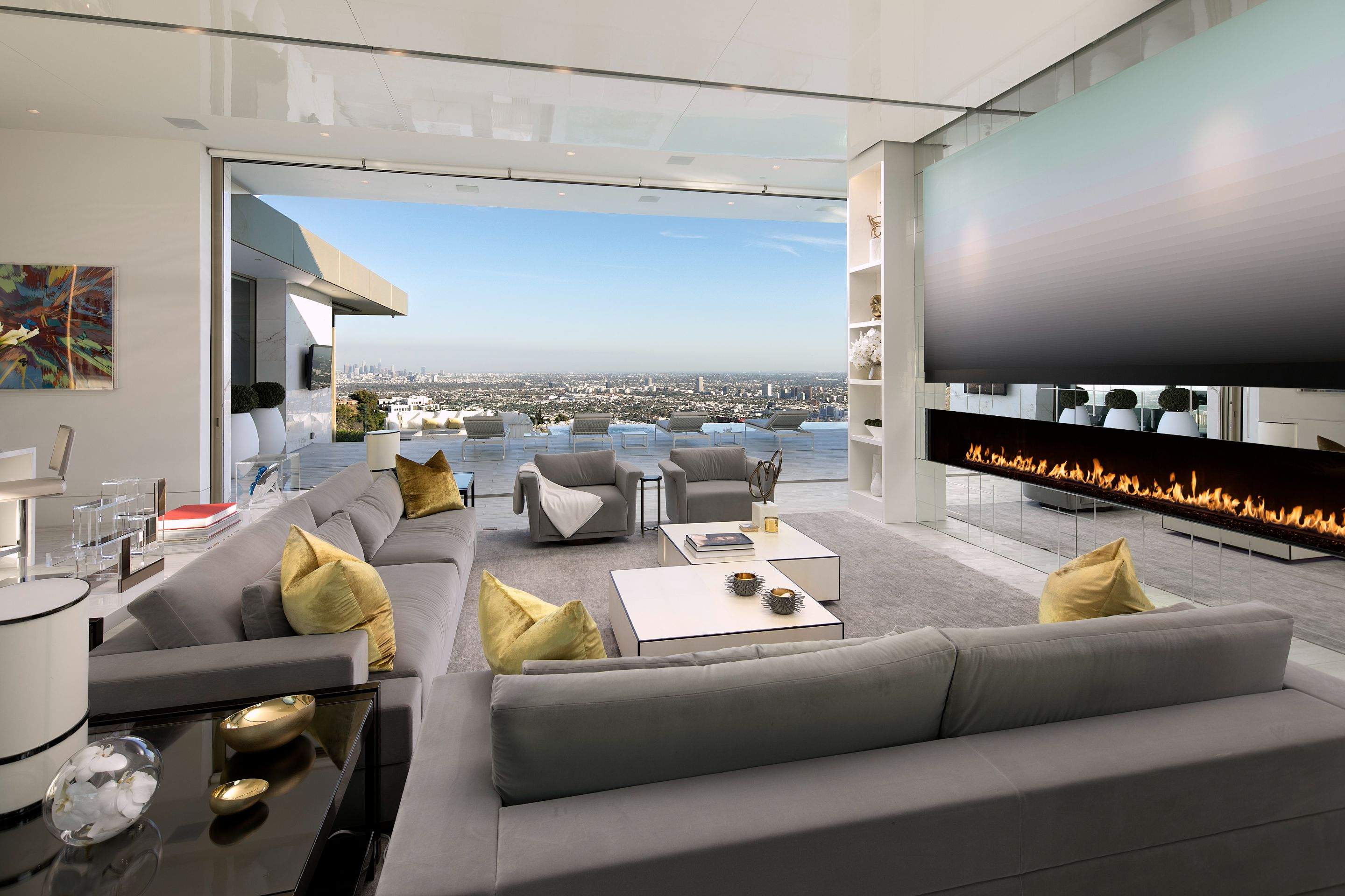 Custom Residential Fireplace Installations with Montigo Linear Inserts by Solara Custom Living