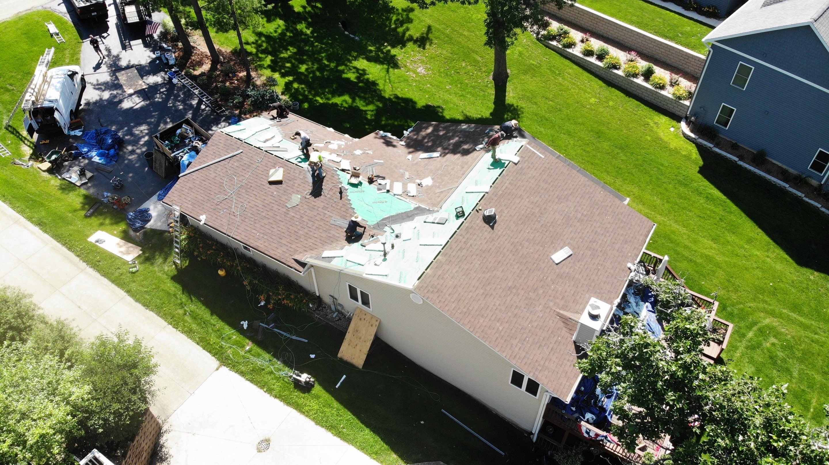 Architectural Shingle Roof Replacement and Siding Renovation in Davis by Mr Roof & Remodeling Co