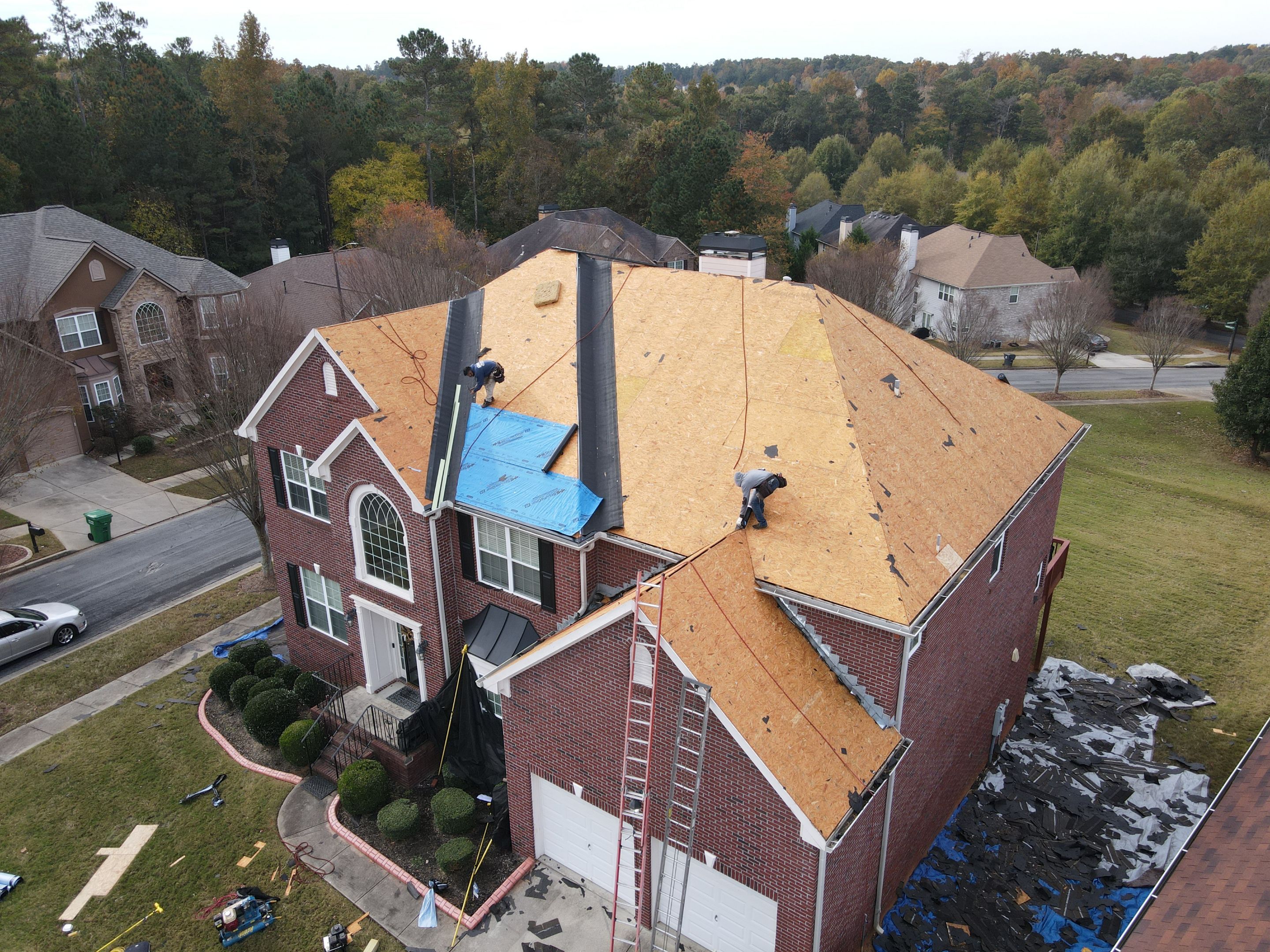 Residential Roofing Installation using Owens Corning by Inspector Roofing and Restoration
