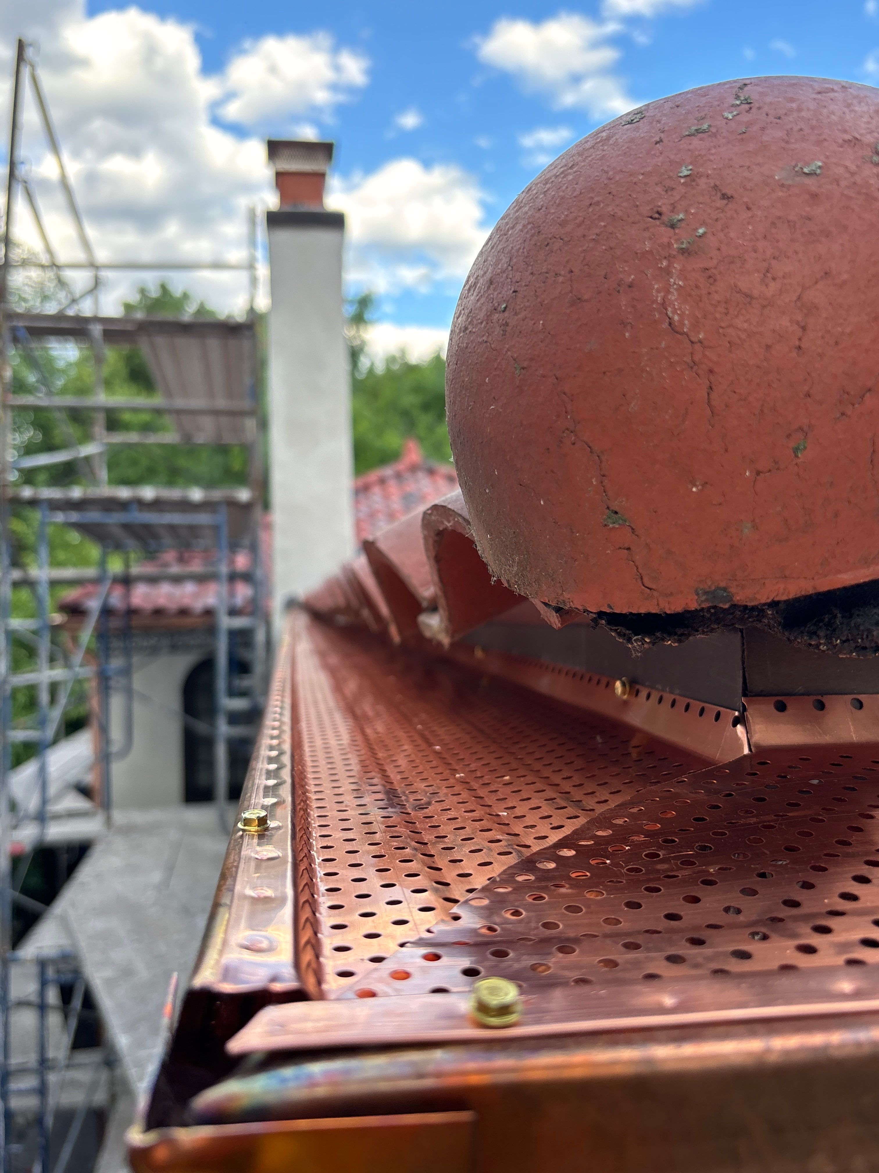 Custom Copper Gutter Installation in Minneapolis, MN by Next Level Seamless Gutters / Exteriors Inc.