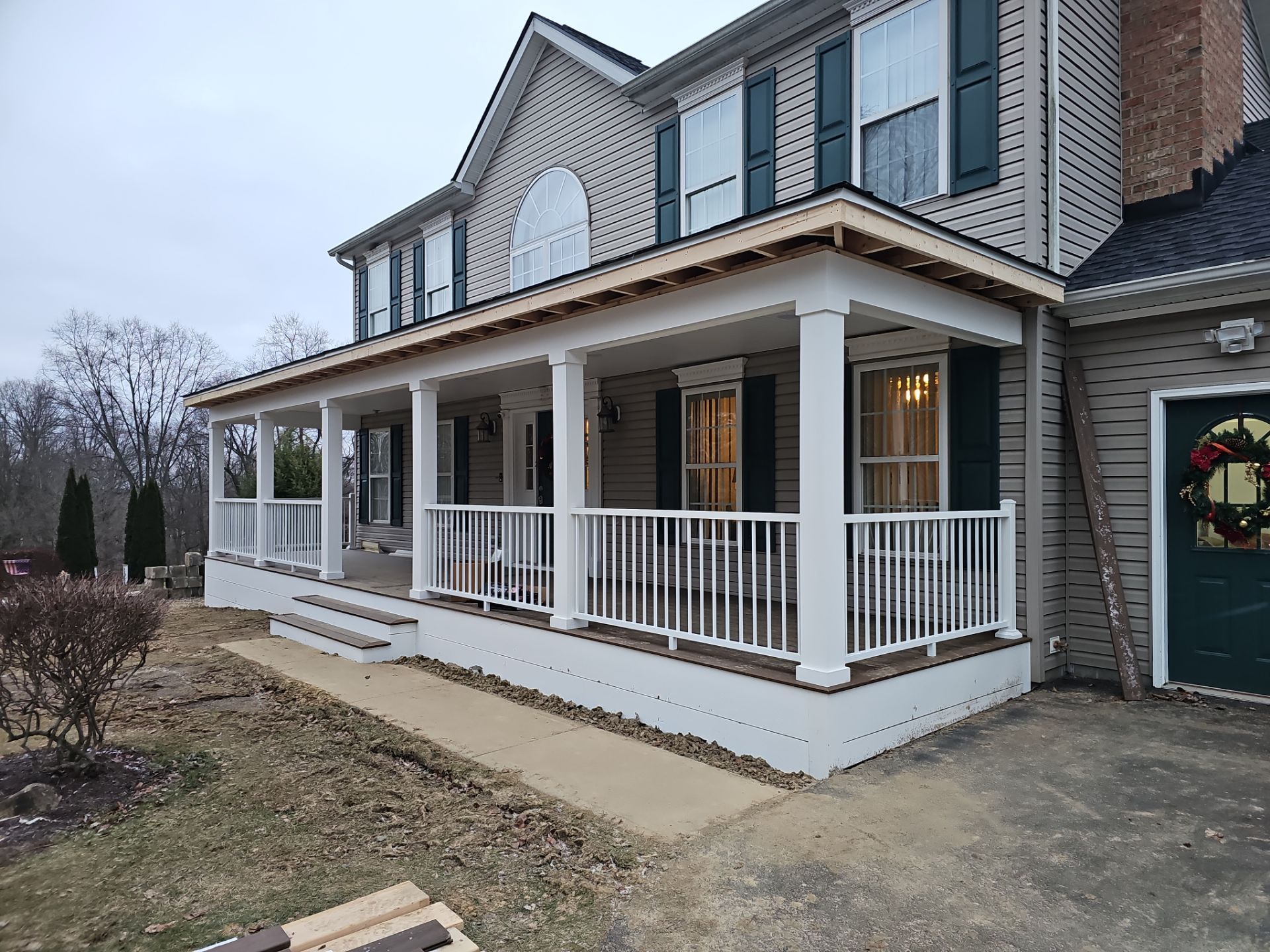Porch by Cousins Roofing Siding & Decks
