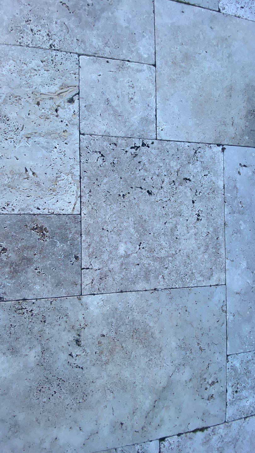 Travertine  using Concrete Sealant by DuraSeal