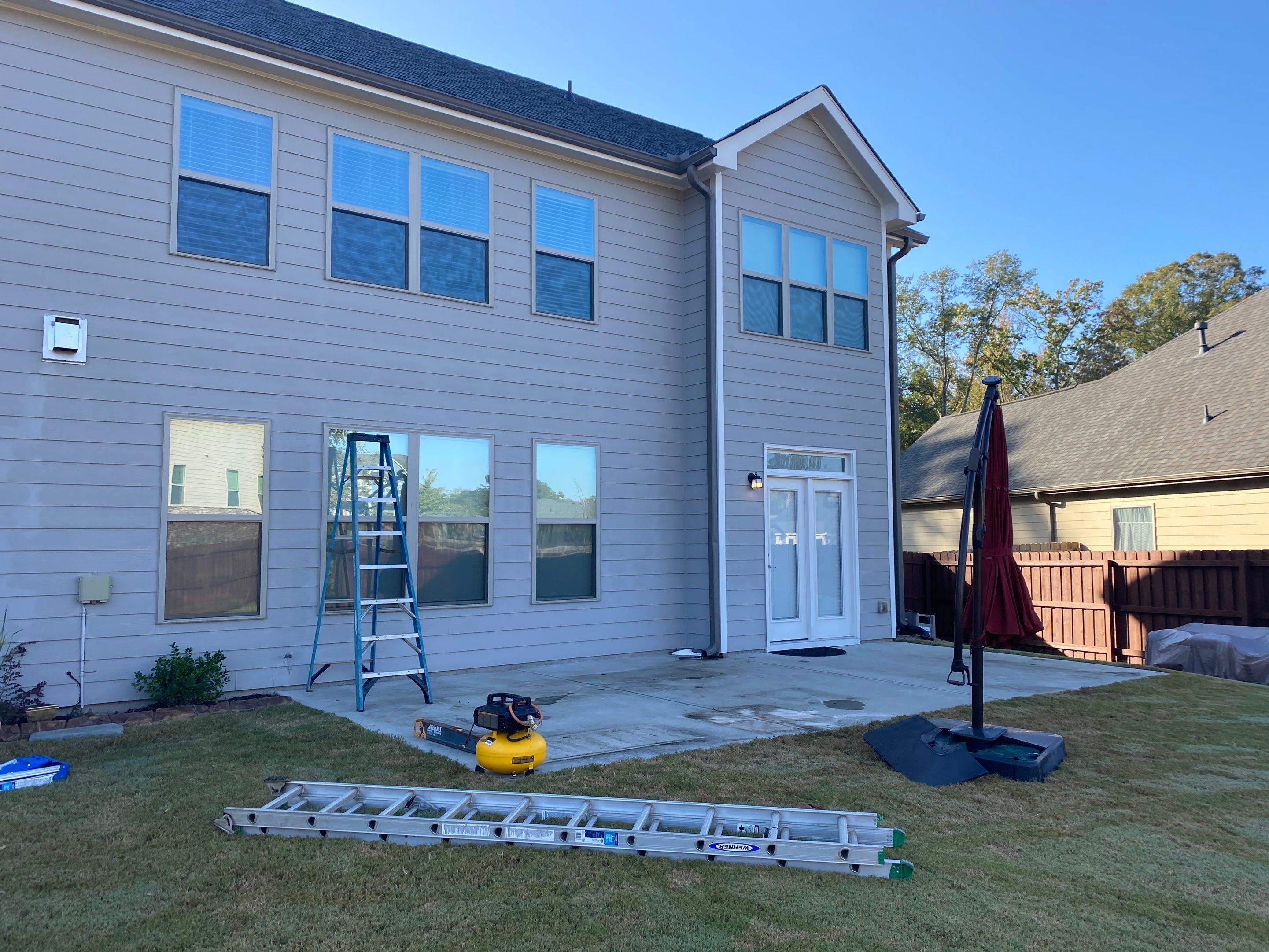 Custom Covered Porch with Beadboard Ceiling in Marietta by Swift Home Renovations