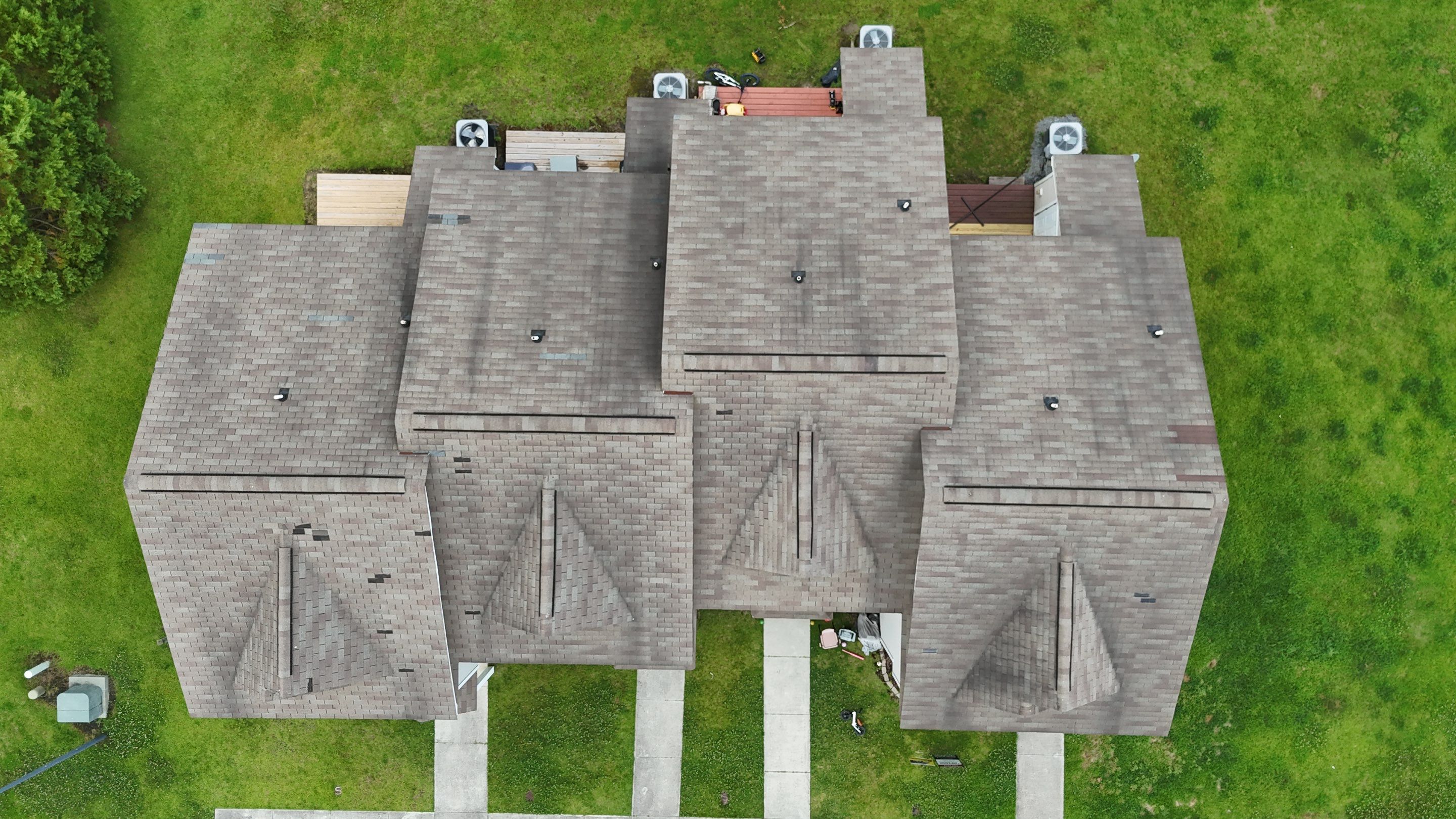Residential Roof Inspection for Multi-Unit Townhouse in Hubert by North Carolina Roofs